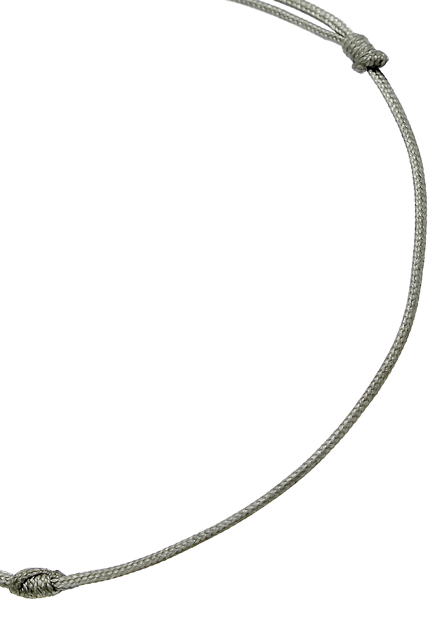 Elli Armkette »Armband Herz Liebe Textil Romantik 925 Silber«