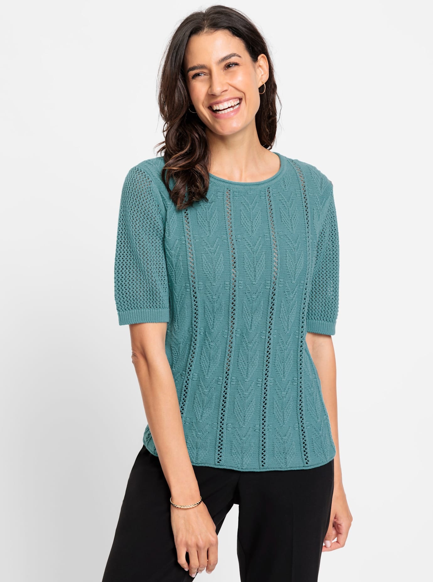 Inspirationen Strickpullover »Baumwoll-Pullover«