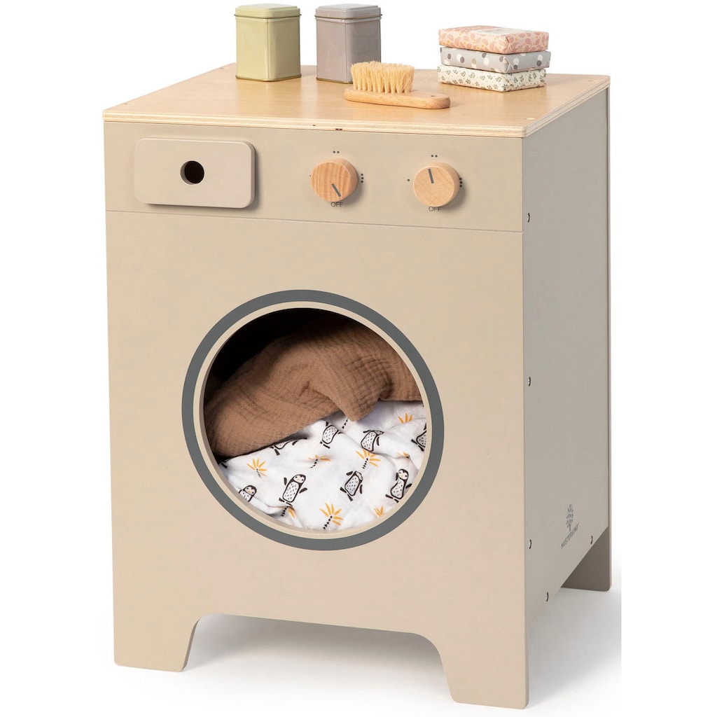 MUSTERKIND® Kinder-Waschmaschine »Mix & Match, warmgrau/natur«