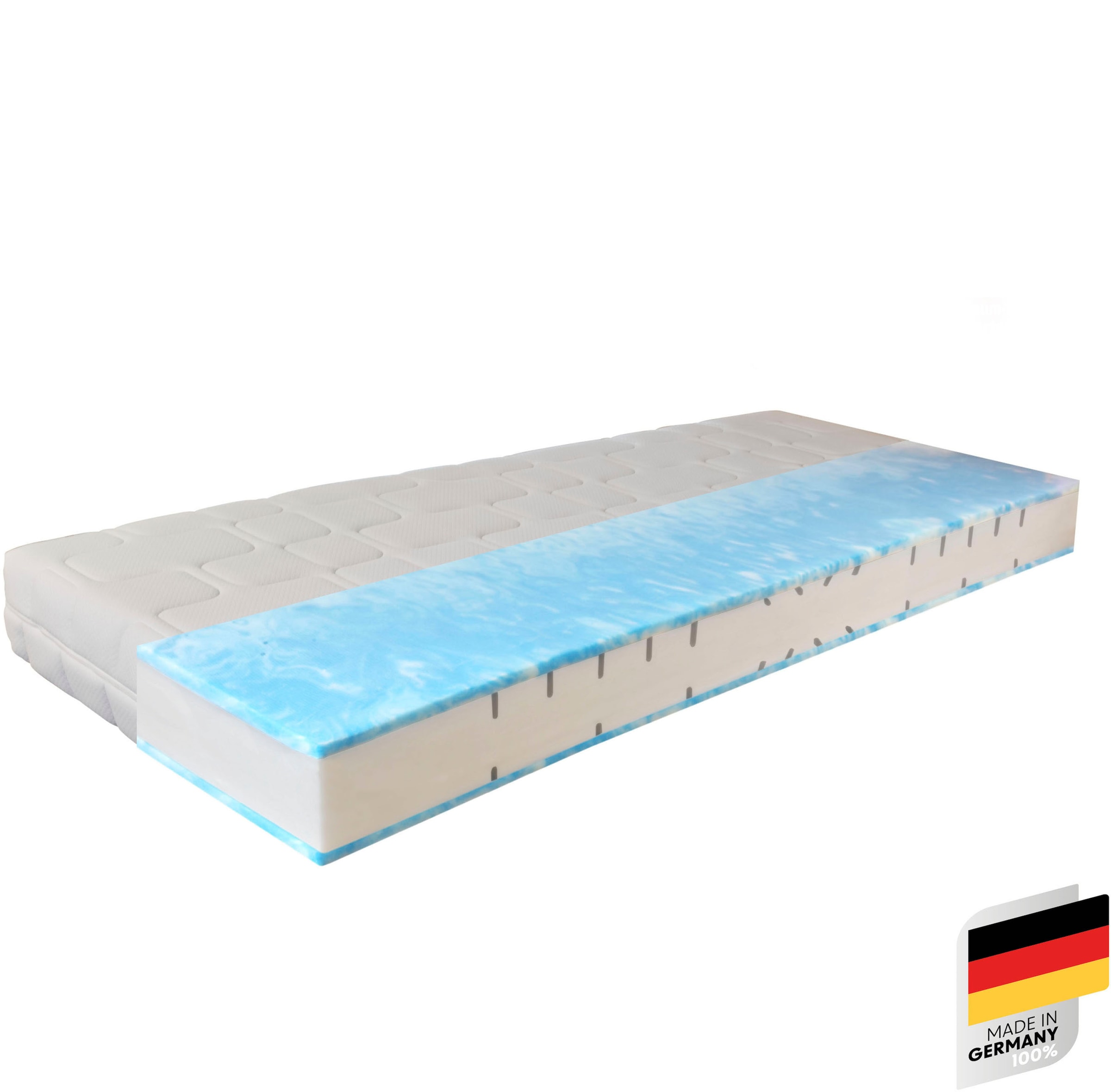 Beco Gelschaummatratze »GUMO«, 20 cm cm hoch, (1 St.), Matratze in diversen  Größen erhältlich, hautfreundliche Matratze online kaufen