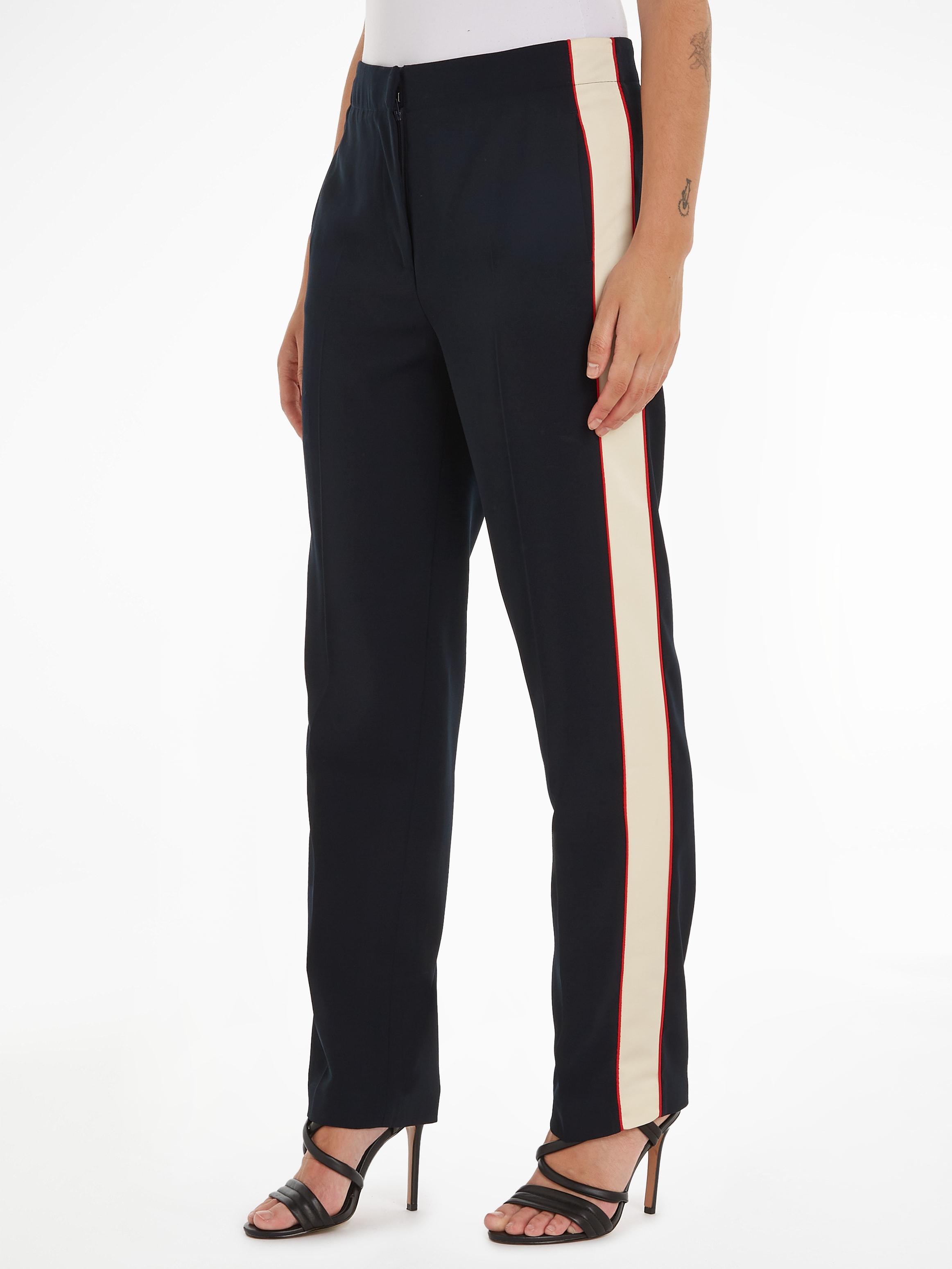 Webhose »COLOR BLOCK SLIM STRAIGHT PANT«, mit Seitenstreifen