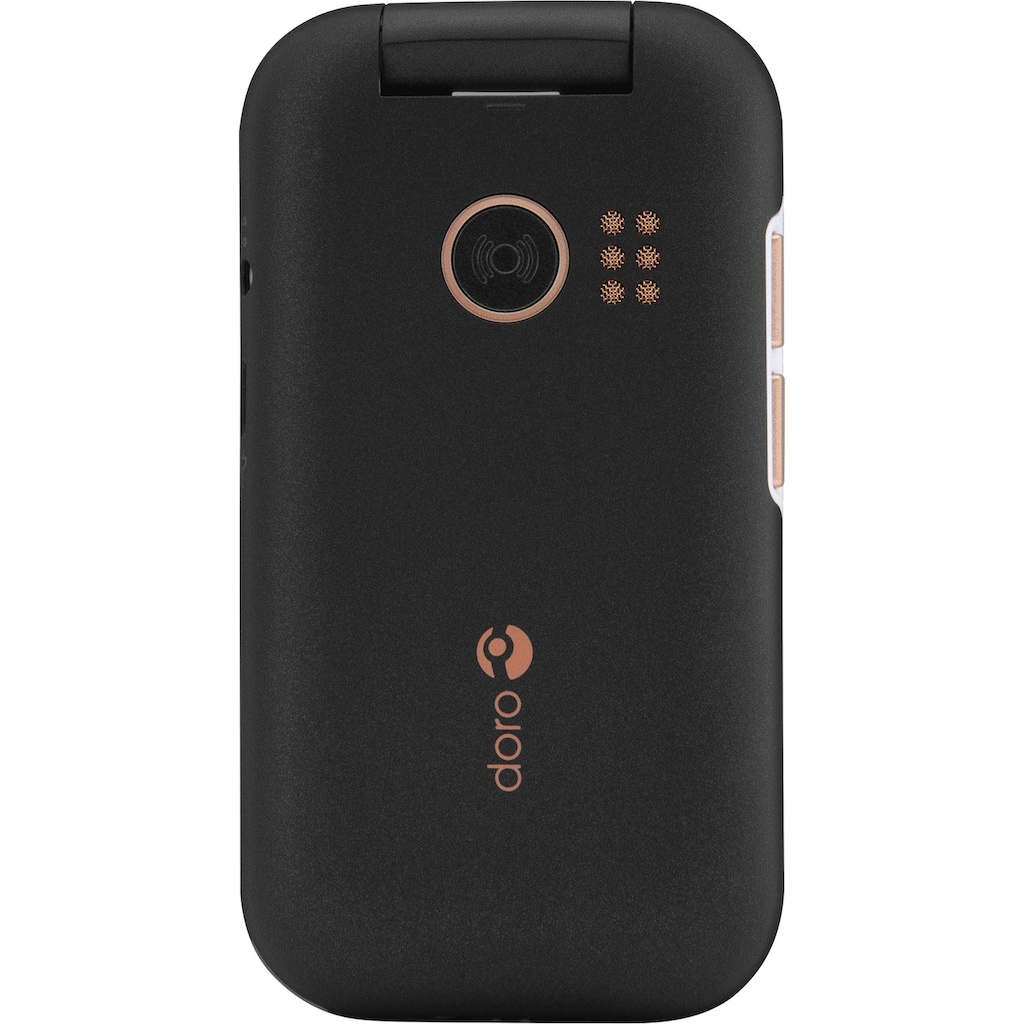 Doro Handy »6060«, schwarz, 7,11 cm/2,8 Zoll, 3 MP Kamera