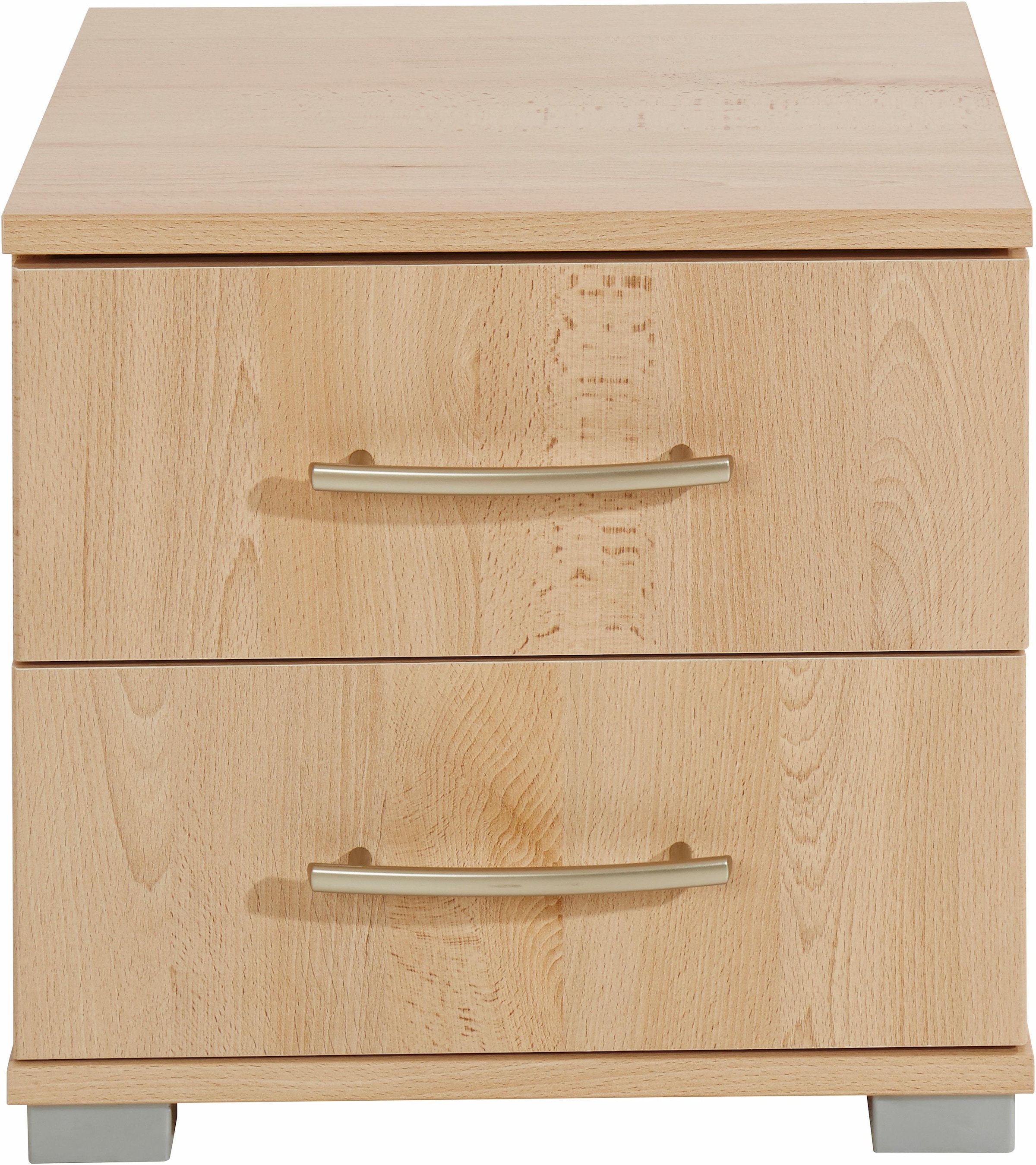 priess Nachtkonsole "Husum Nachtkonsole in premium Qualität Schlafzimmer Schrank" mit 2 Schubkästen Nachtschrank Beistellschrank Nachtschränkchen
