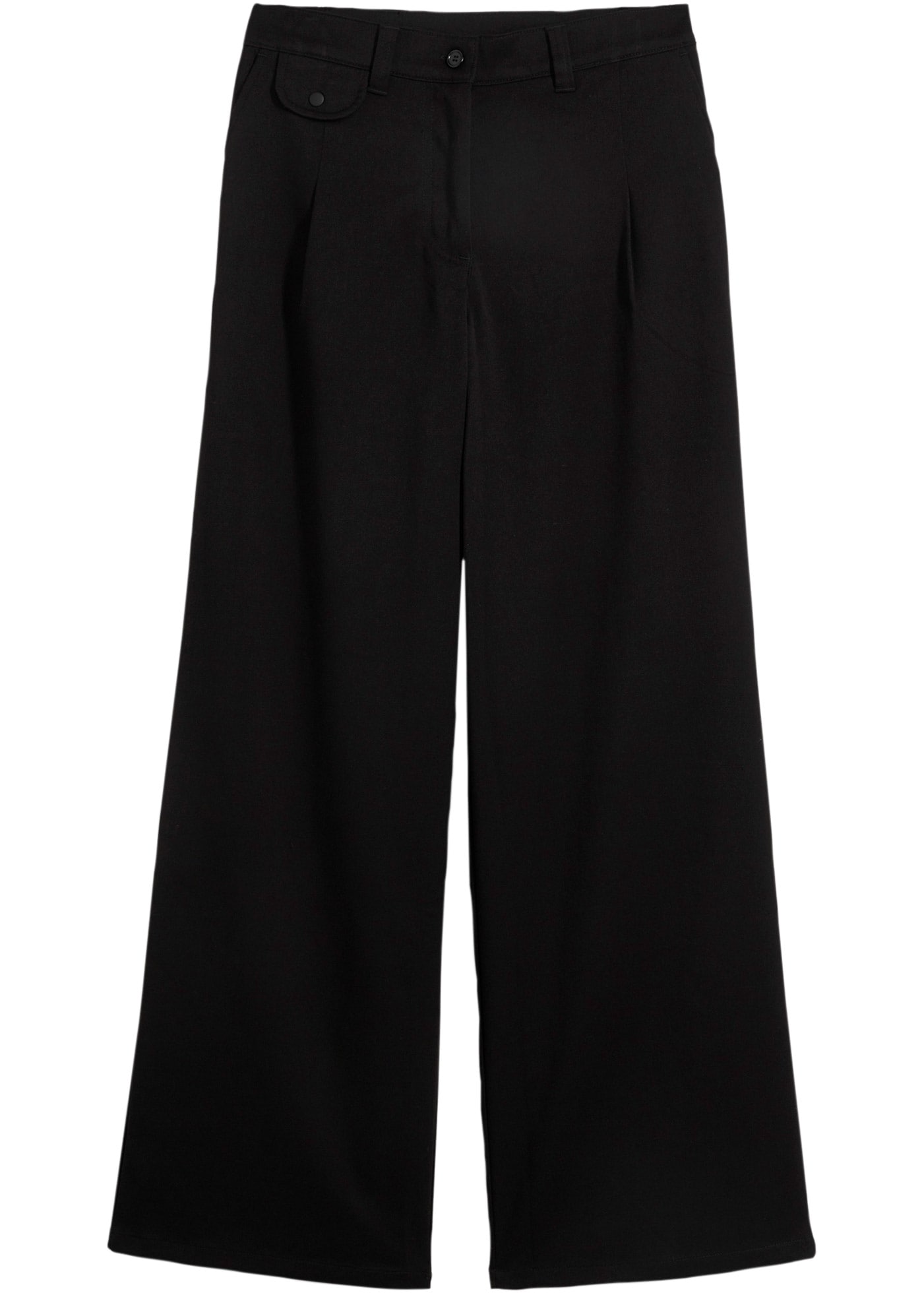 bonprix Marlene-Hose  weit geschnitten, Loose fit Passform, High-Waist-Bequembund