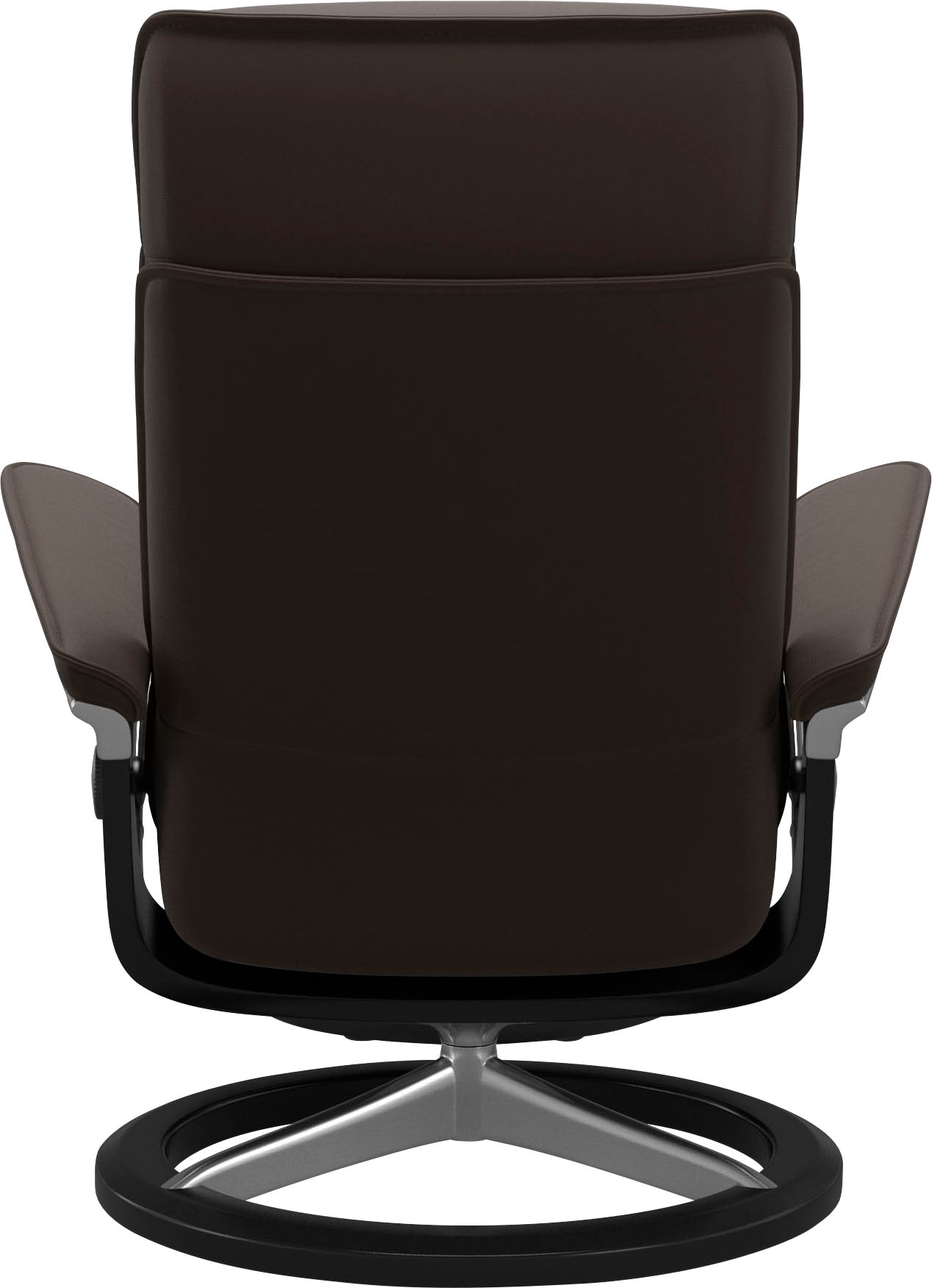 Stressless® Relaxsessel »Admiral«, (Set, Relaxsessel inkl. Hocker), mit Signature Base, Größe M & L, Gestell Schwarz