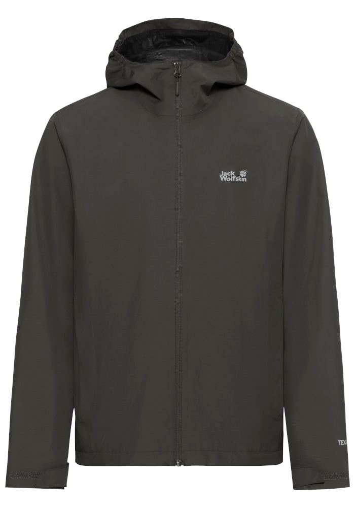 Jack Wolfskin Regenjacke »OUTROVERT 2L JKT M« mit Kapuze wasserdicht, atmungsaktiv, Übergangsjacke
