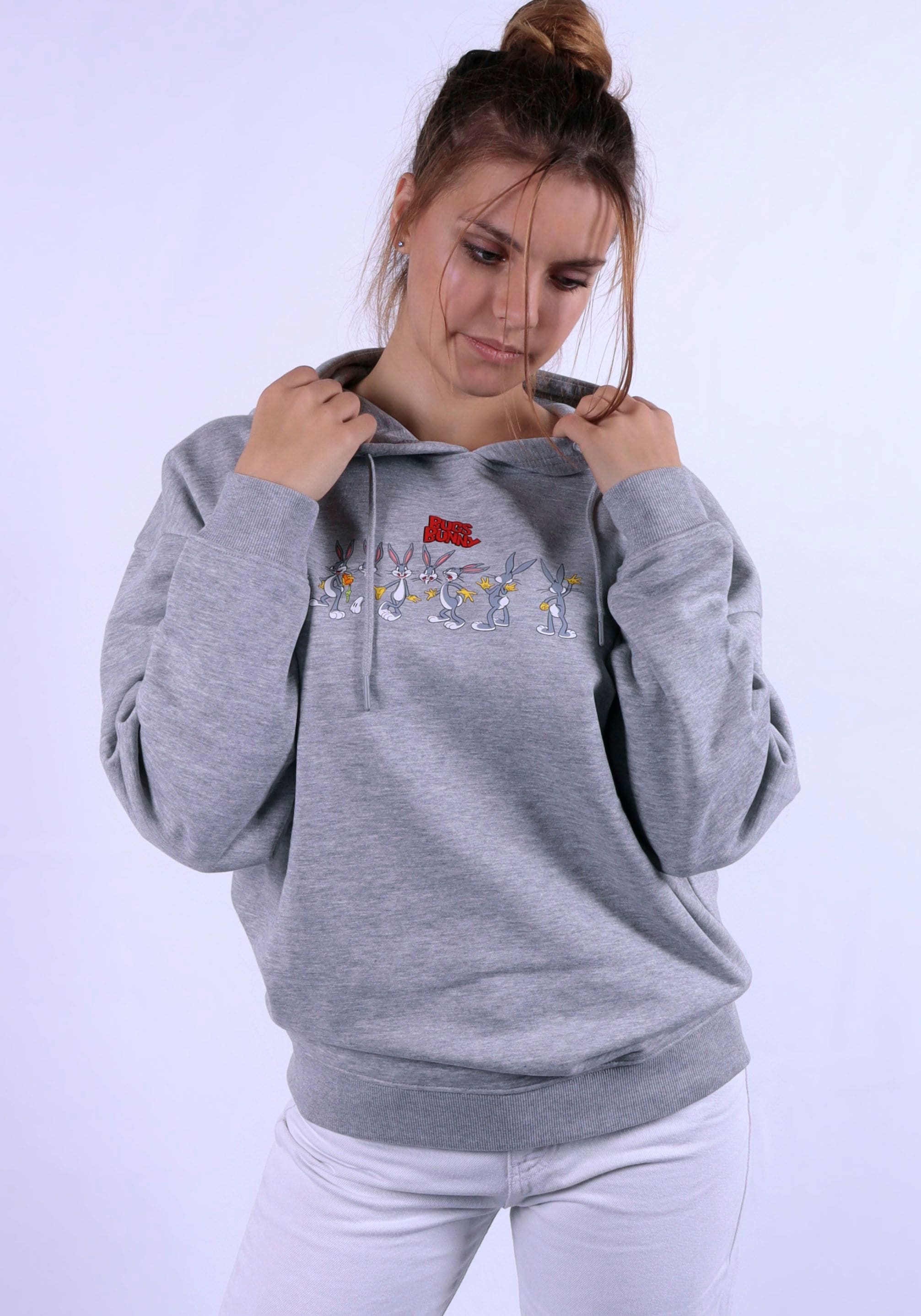 Hoodie, mit lustigem Cartoon-Print