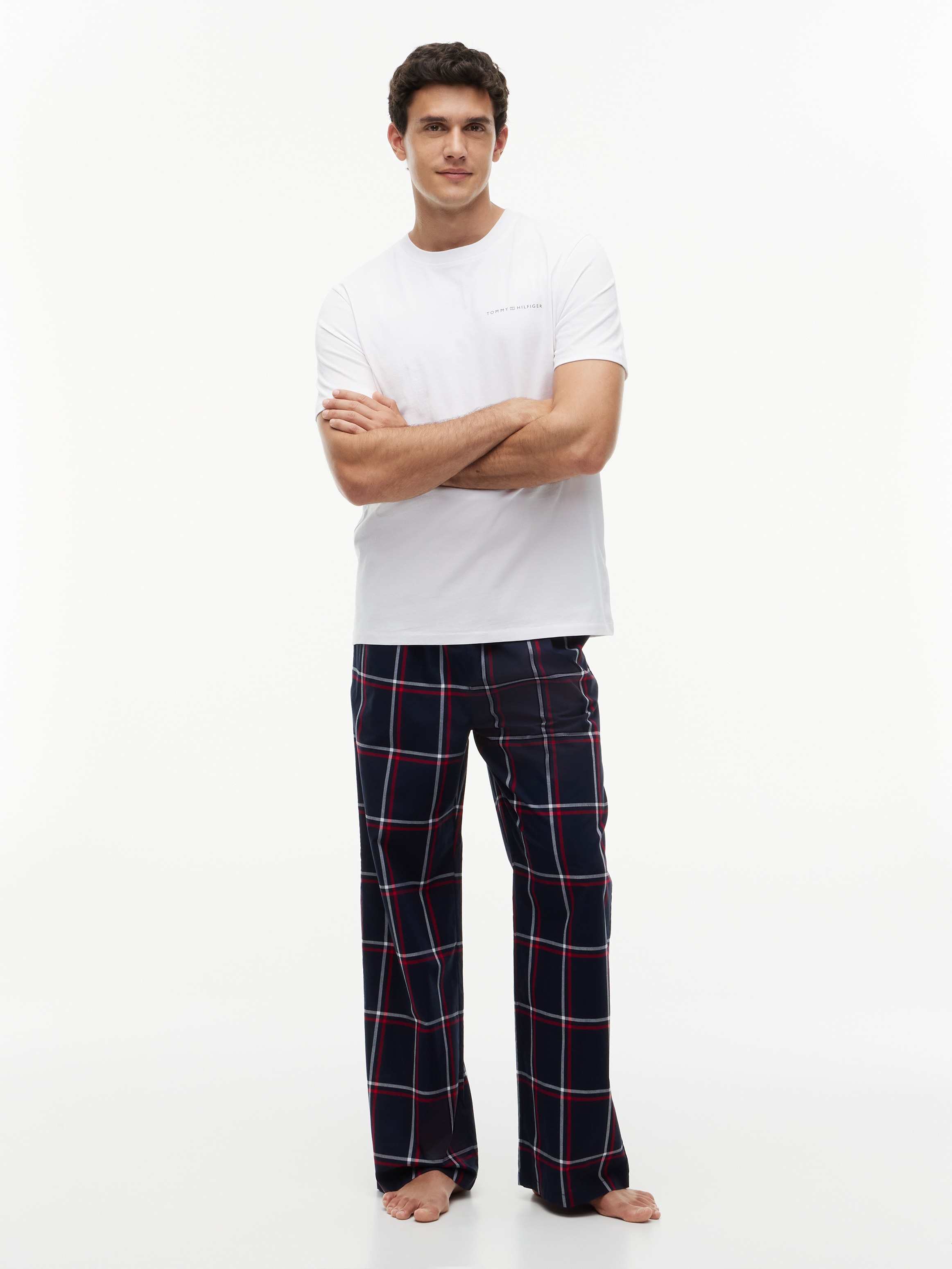 Tommy Hilfiger Underwear Relaxhose »WOVEN PANT PRINT«  Klassisches Karo-Design, Komfortabler Elastikbund