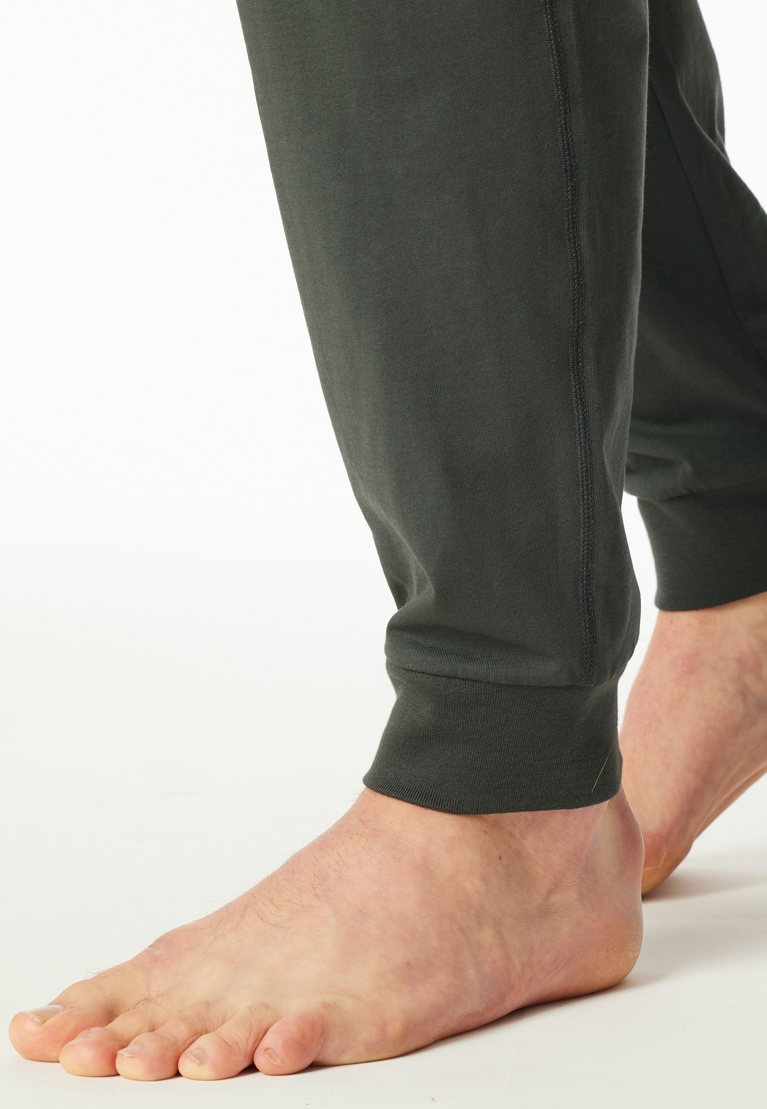 Schiesser Schlafanzug »Modern Nightwear« 2 tlg. seitliche Taschen, Brusttasche, Langarm, Baumwolle, Single Jersey