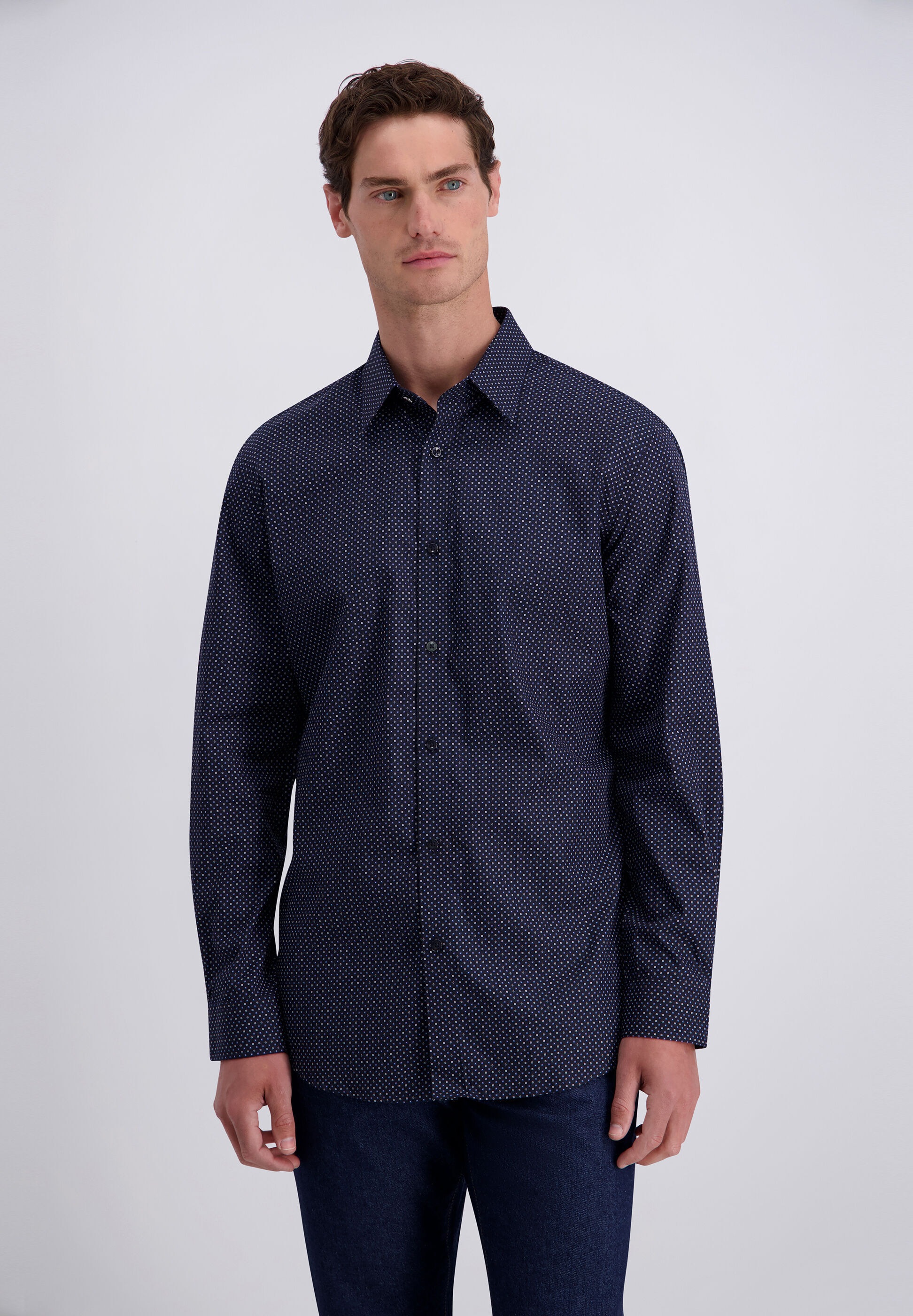Pierre Cardin Businesshemd »Pierre Cardin Hemd« mit Allover-Print