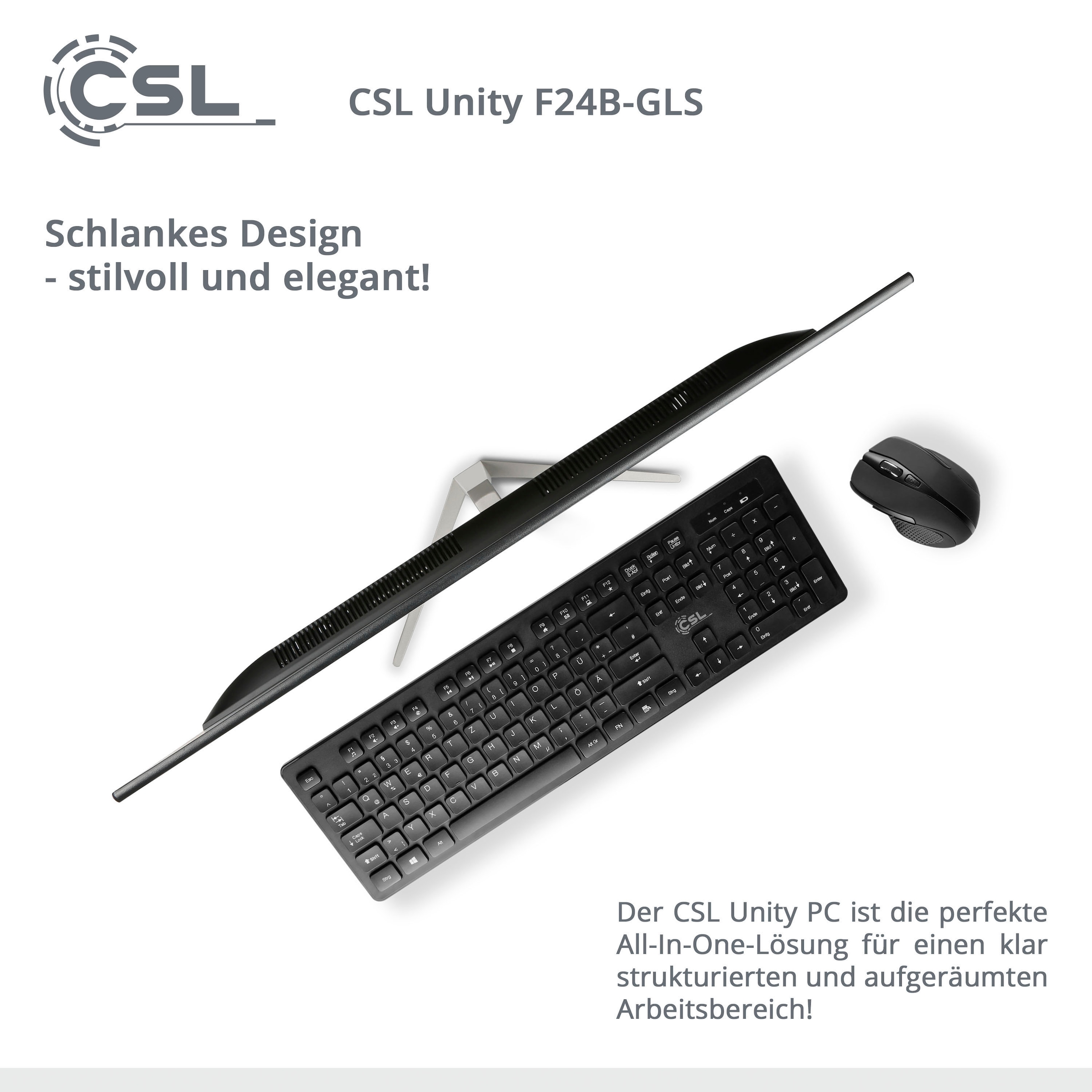 CSL Business-PC »Unity F24B-GLS mit Windows 10 Home«