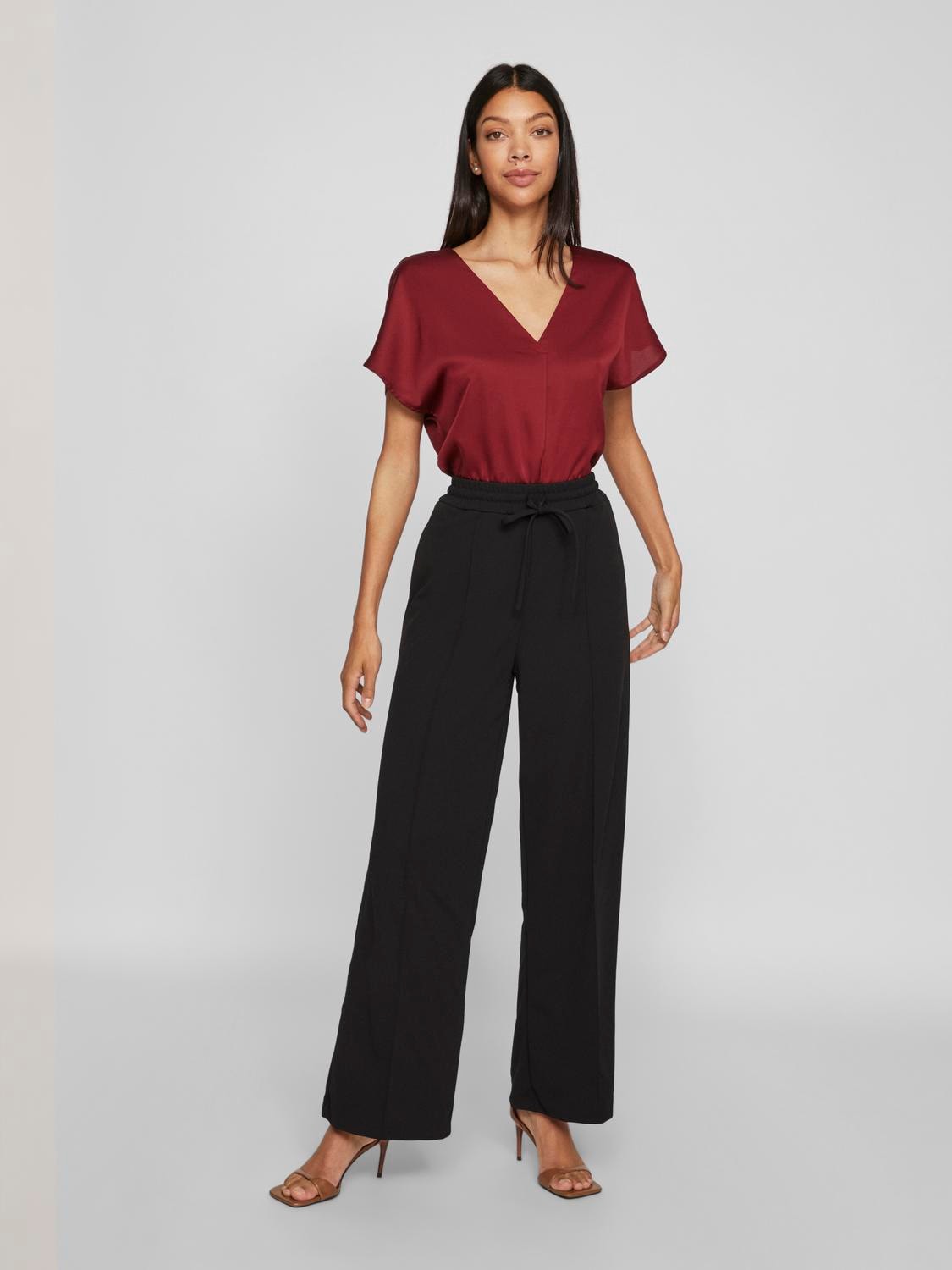 Vila Schlupfhose »VICLUA HW WIDE PANTS-NOOS«
