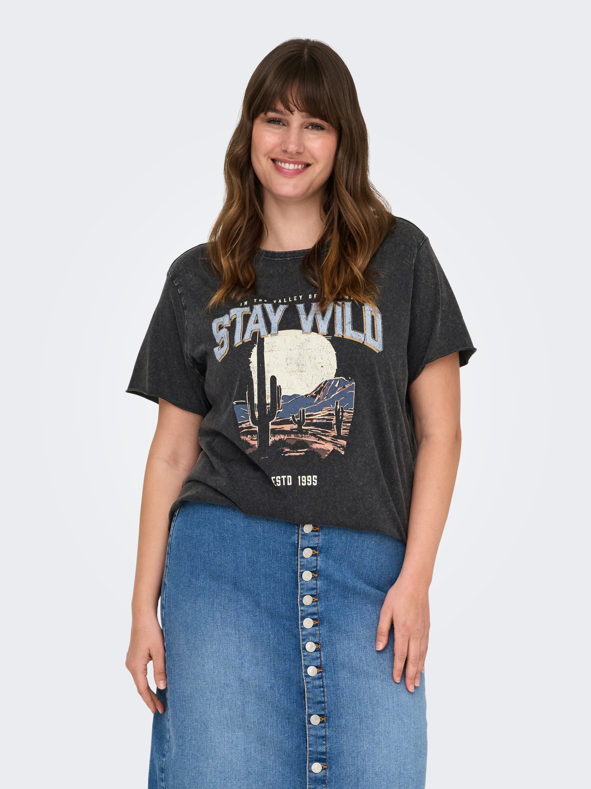 ONLY CARMAKOMA T-Shirt »CARLUCY LIFE REG S/S TOP JRS NOOS«