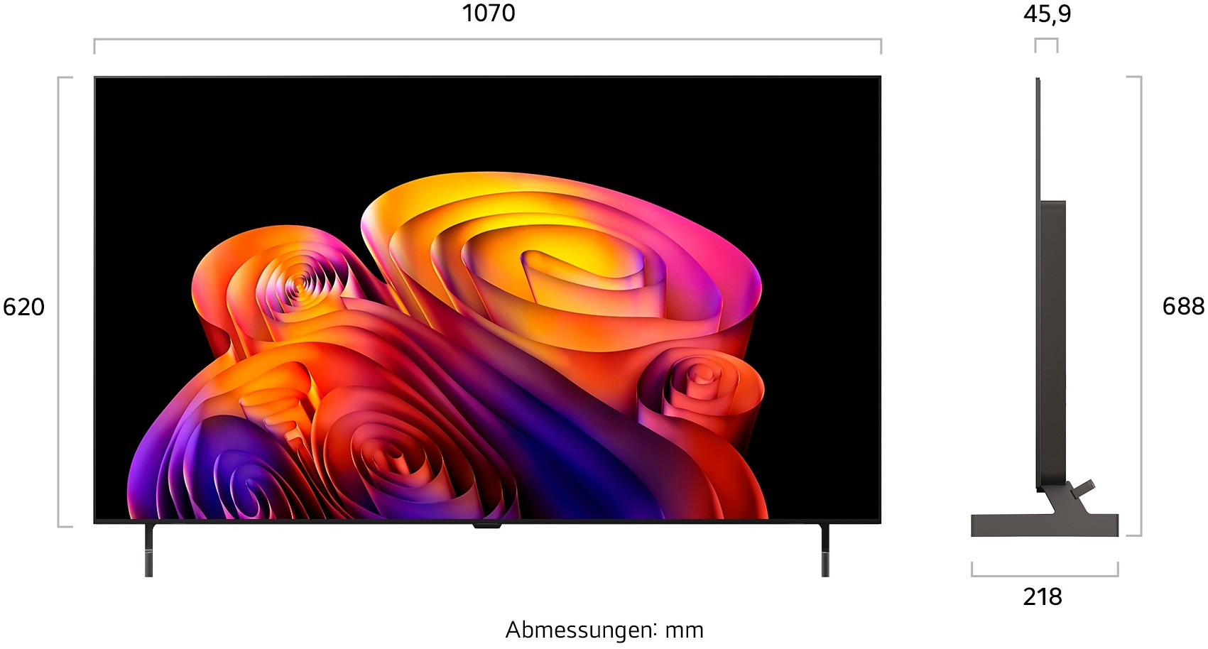 LG OLED-Fernseher »OLED48B6ELC« 121 cm/48 ″ Smart-TV