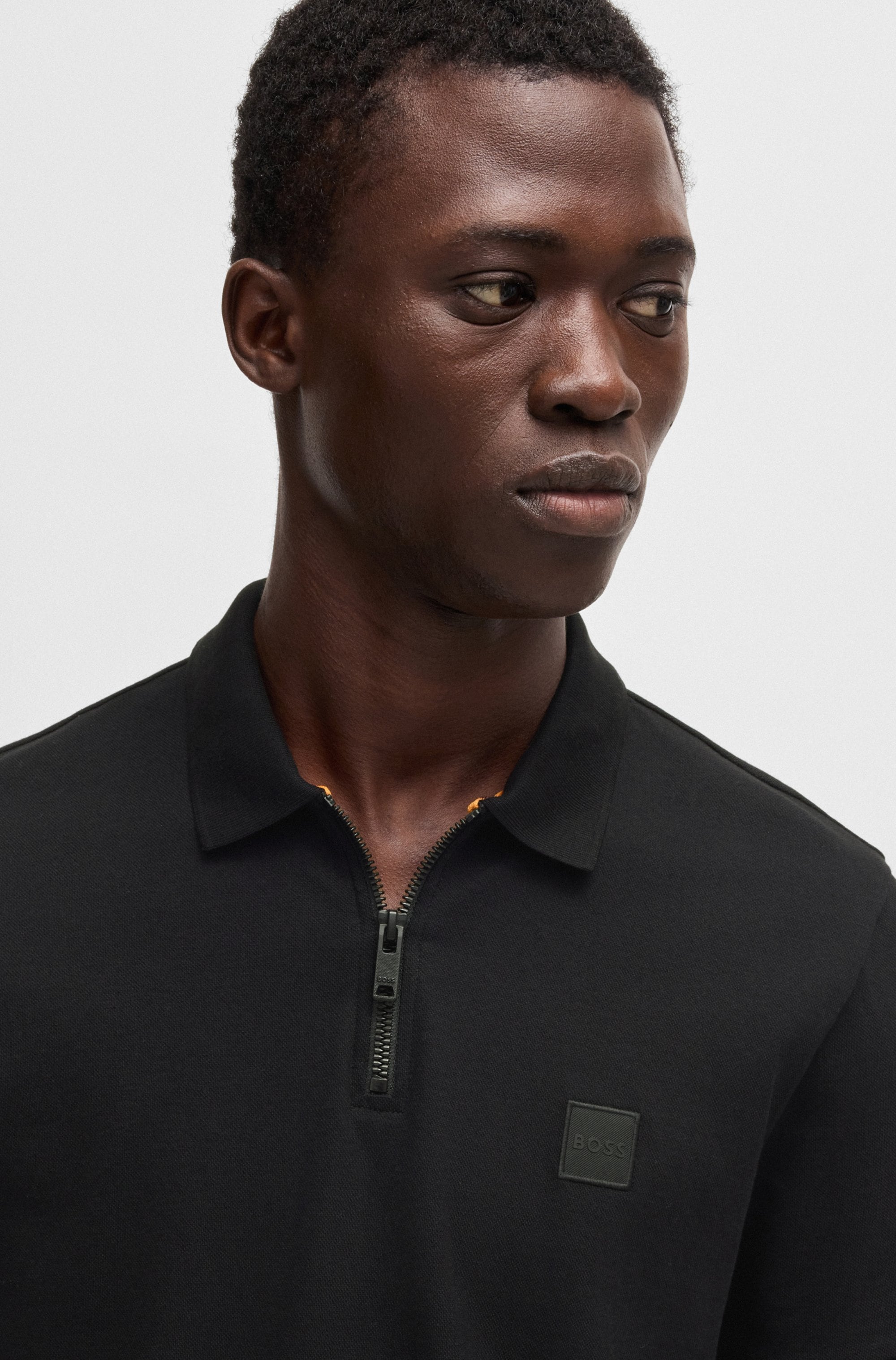 BOSS ORANGE Poloshirt »Passerzip«, mit Polokragen