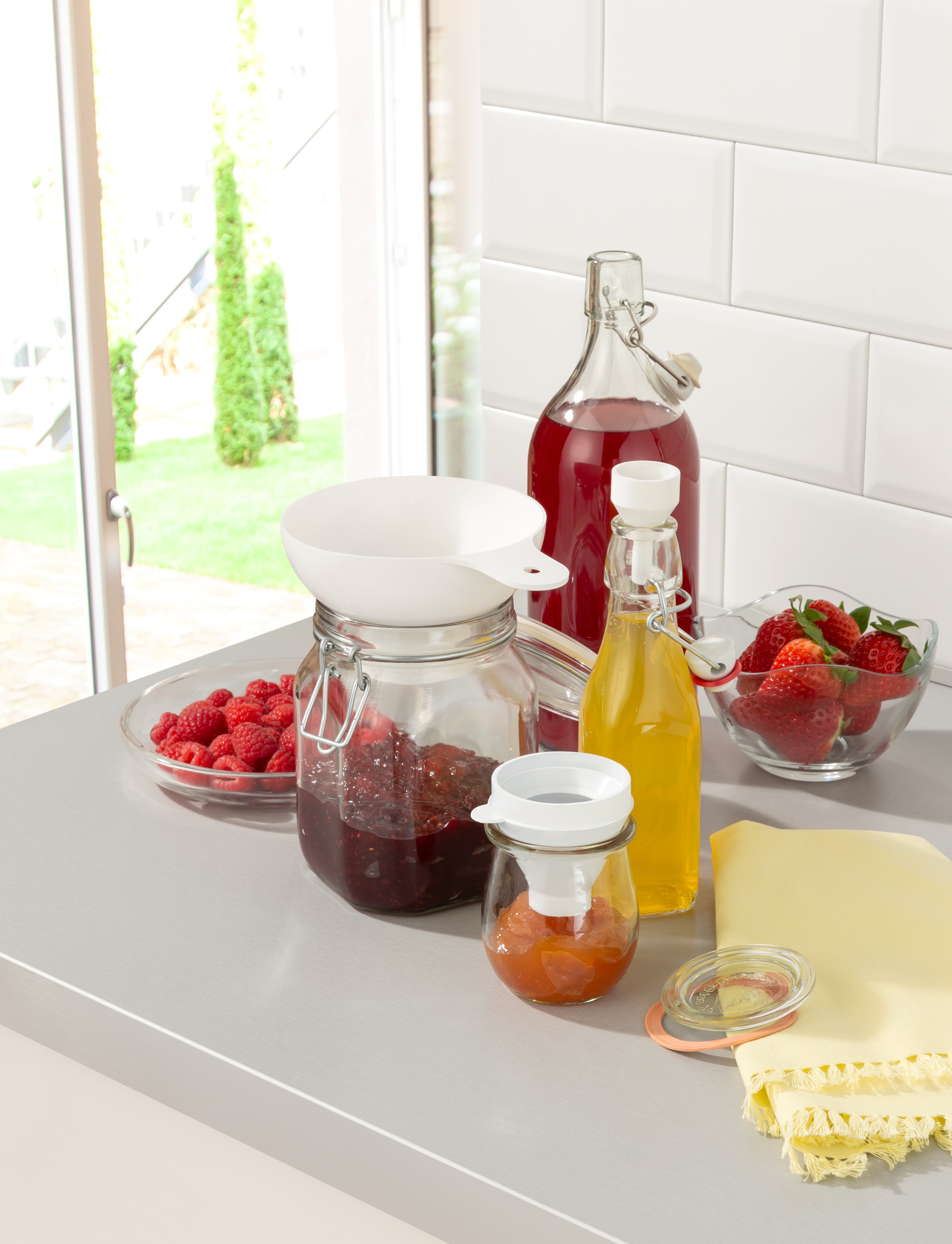 Ruco Trichter »6- teiliges Set in 3 Größen« Trichter, Pulvertrichter, Trichter-Set, Made in Germany