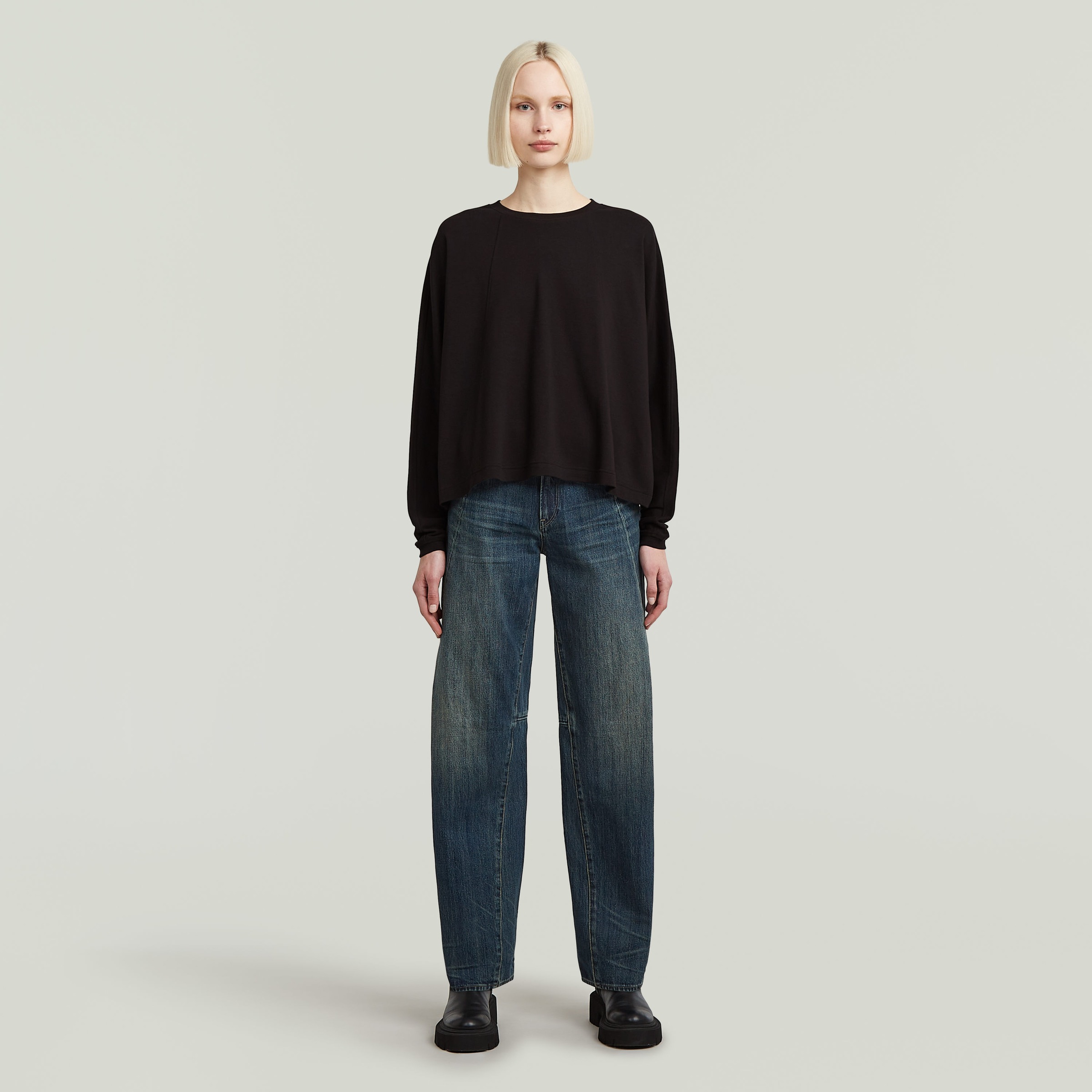 G-STAR Langarmshirt »A line«, im Oversized Fit