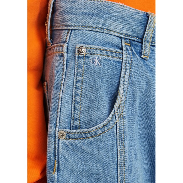 Calvin Klein Jeans Straight-Jeans, mit Calvin Klein Logostickerei hinten am  Bund bei ♕