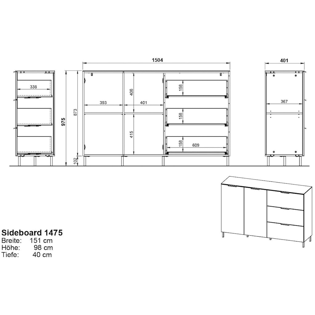 GERMANIA Sideboard »California«