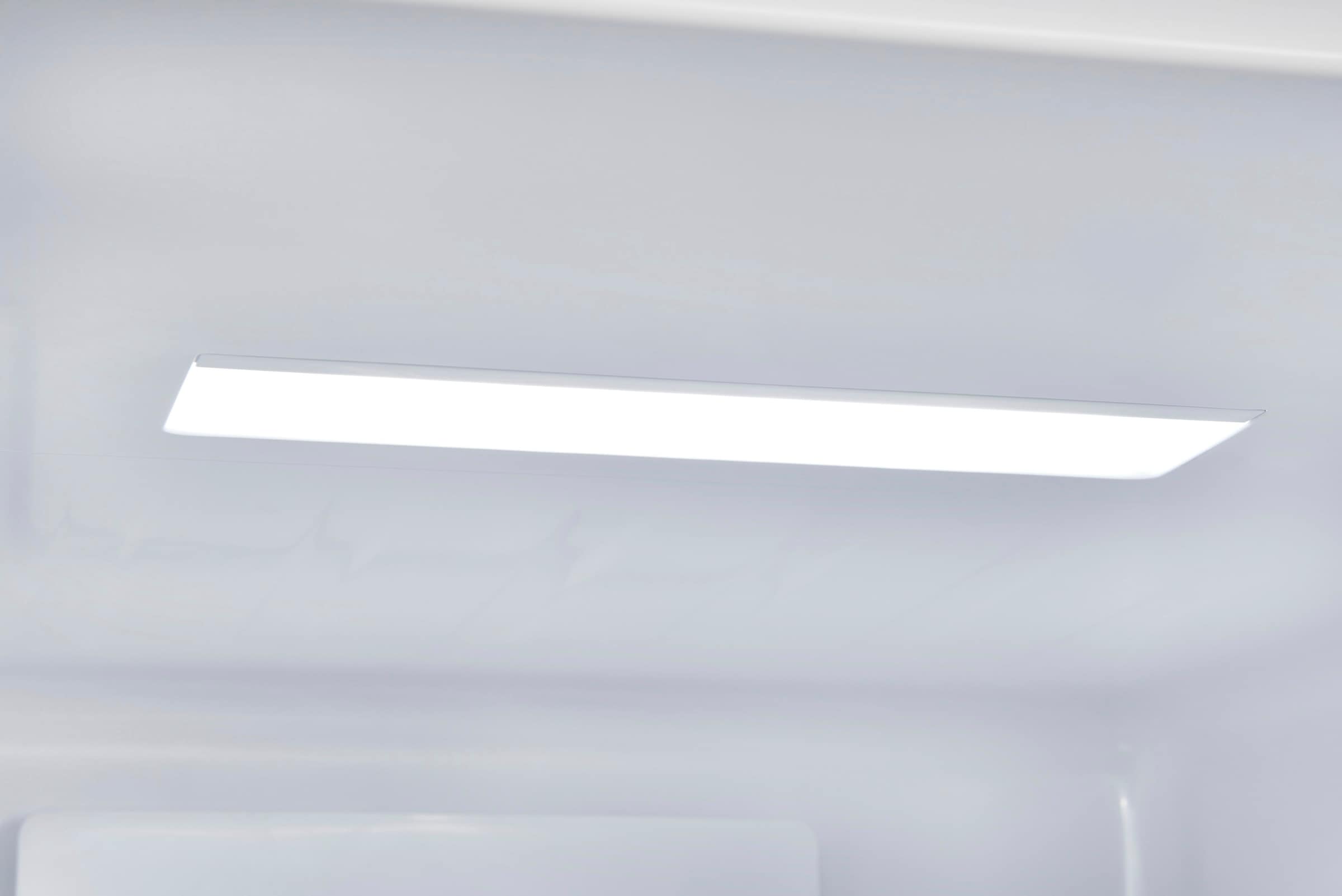 exquisit Vollraumkühlschrank »KS360-V-HE-040D« 185 cm hoch 60 cm breit 359 L Vollraumkühlschrank: No-Frost, flexibel & mit LED-Innenlicht