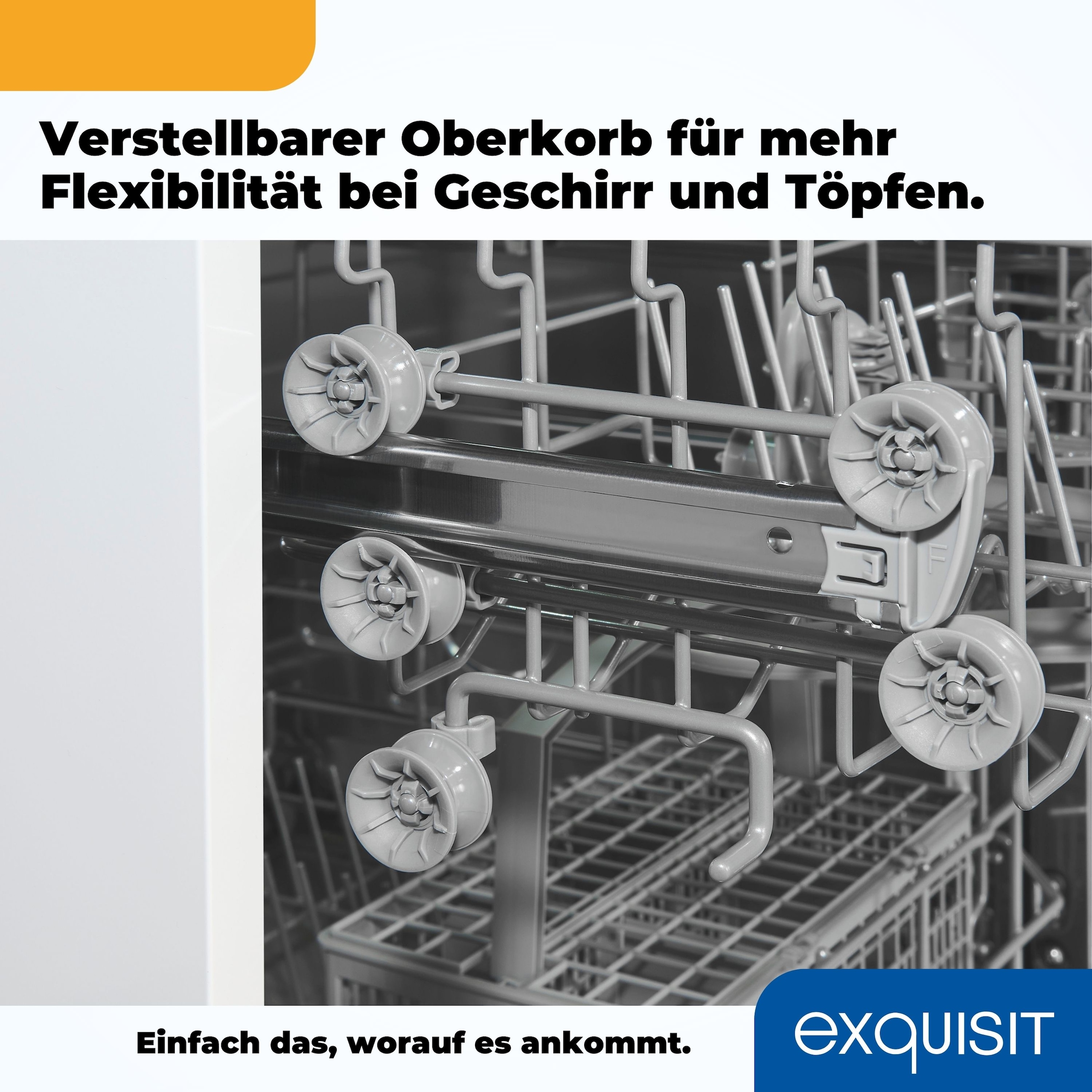 exquisit Standgeschirrspüler »GSP6312-030D weiss«, 12 Maßgedecke