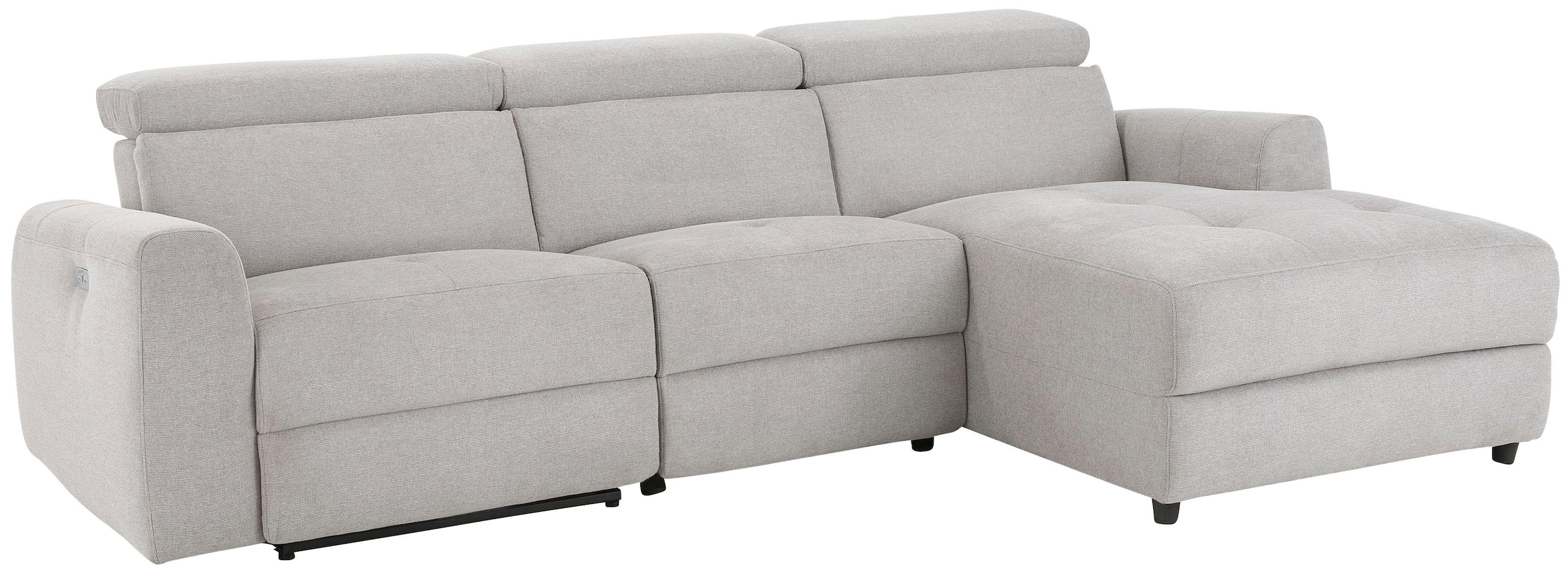 Home affaire Ecksofa »Sentrano, L-Form,«, 275 cm, man. o. elektr. Relaxfunktion und USB/Kopfverstellung