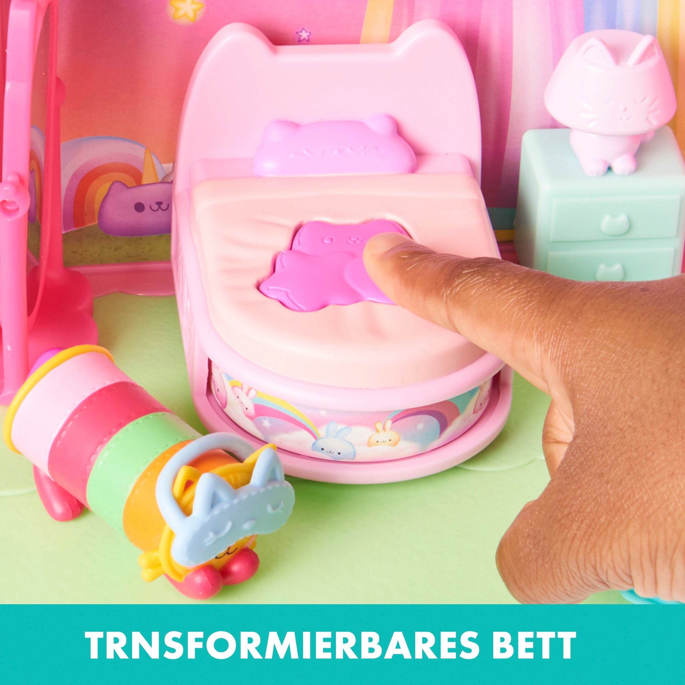 Spin Master Spielwelt »Gabby's Dollhouse – Deluxe Room – Pillow Cat's Schlafzimmer«