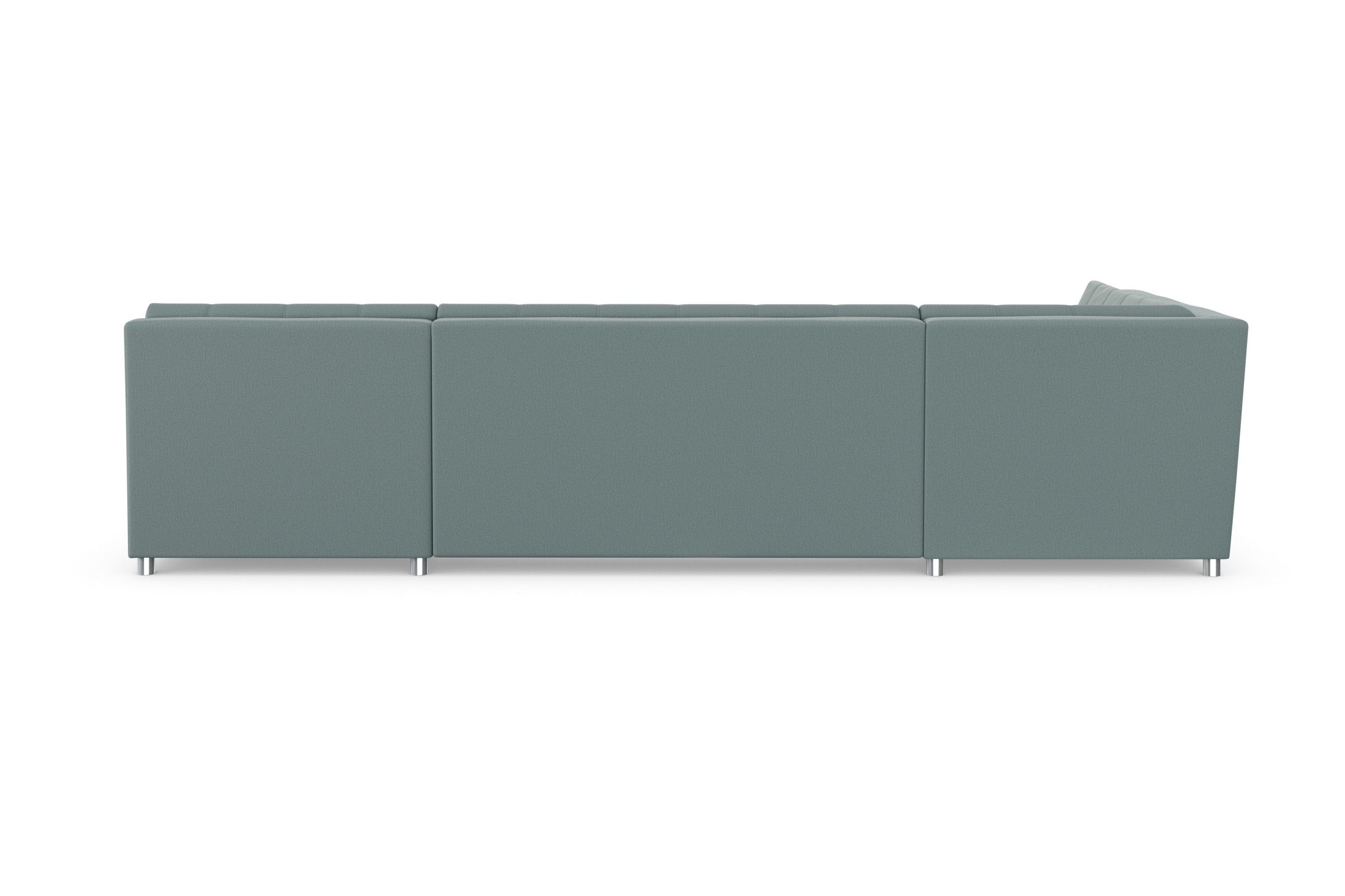 DOMO collection Wohnlandschaft »Treviso incl. Zierkissen, moderne Steppung, XXL: B/T/H: 364/201/83 cm«, wahlweise mit Bettfunktion, in vielen Bezugsarten auch in Cord U-Form