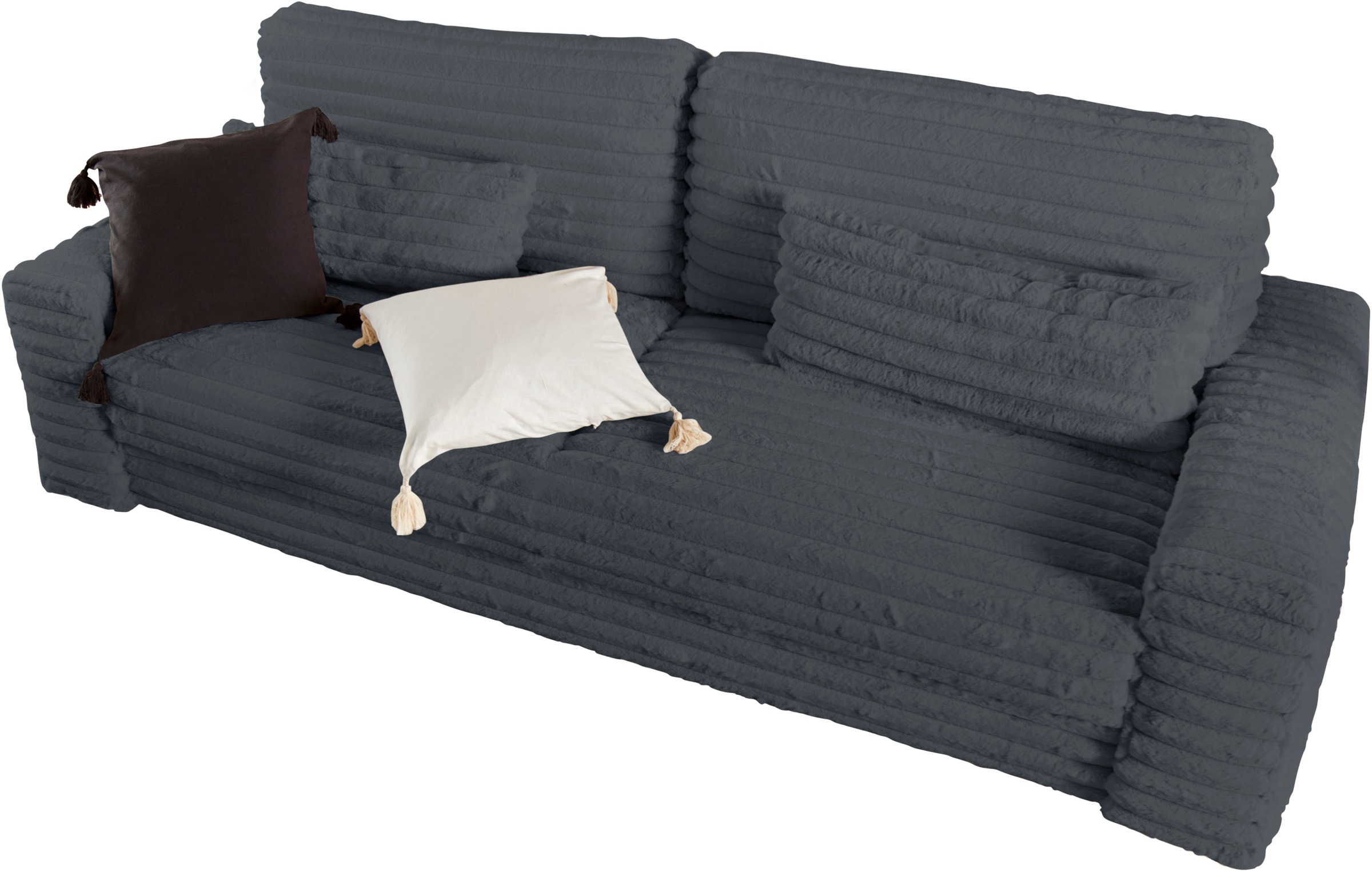 LeGer Home by Lena Gercke Schlafsofa »Imoga, Polster mit Schlaffunktion, 3-Sitzer Sofa, Couch mit Bettkasten«, in modernen Farben und Stoffen, Bettfunktion, Liegefläche: 200x150 cm