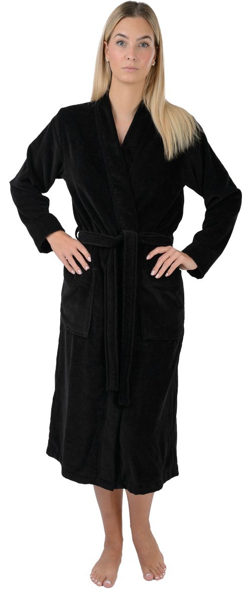 Wewo fashion Damenbademantel »5810« 1 Stk. Leicht-Velour