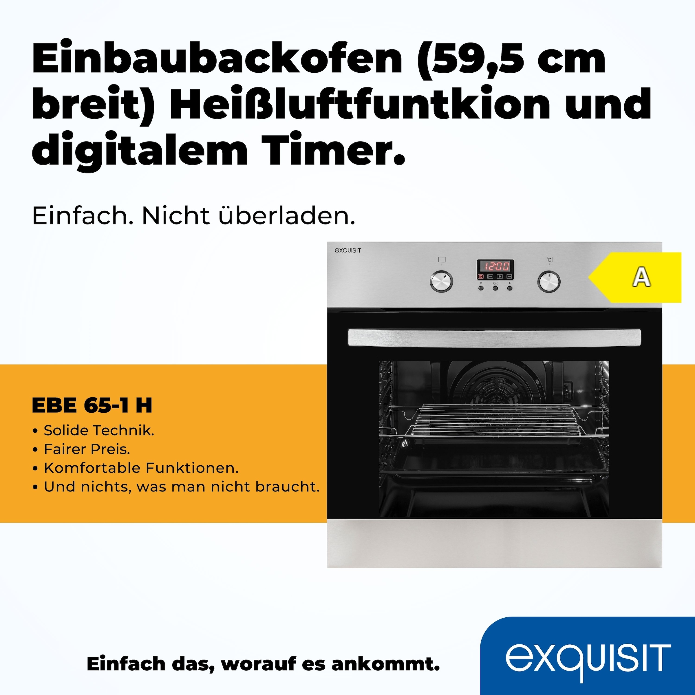 exquisit Backofen  »EBE65-1H«
