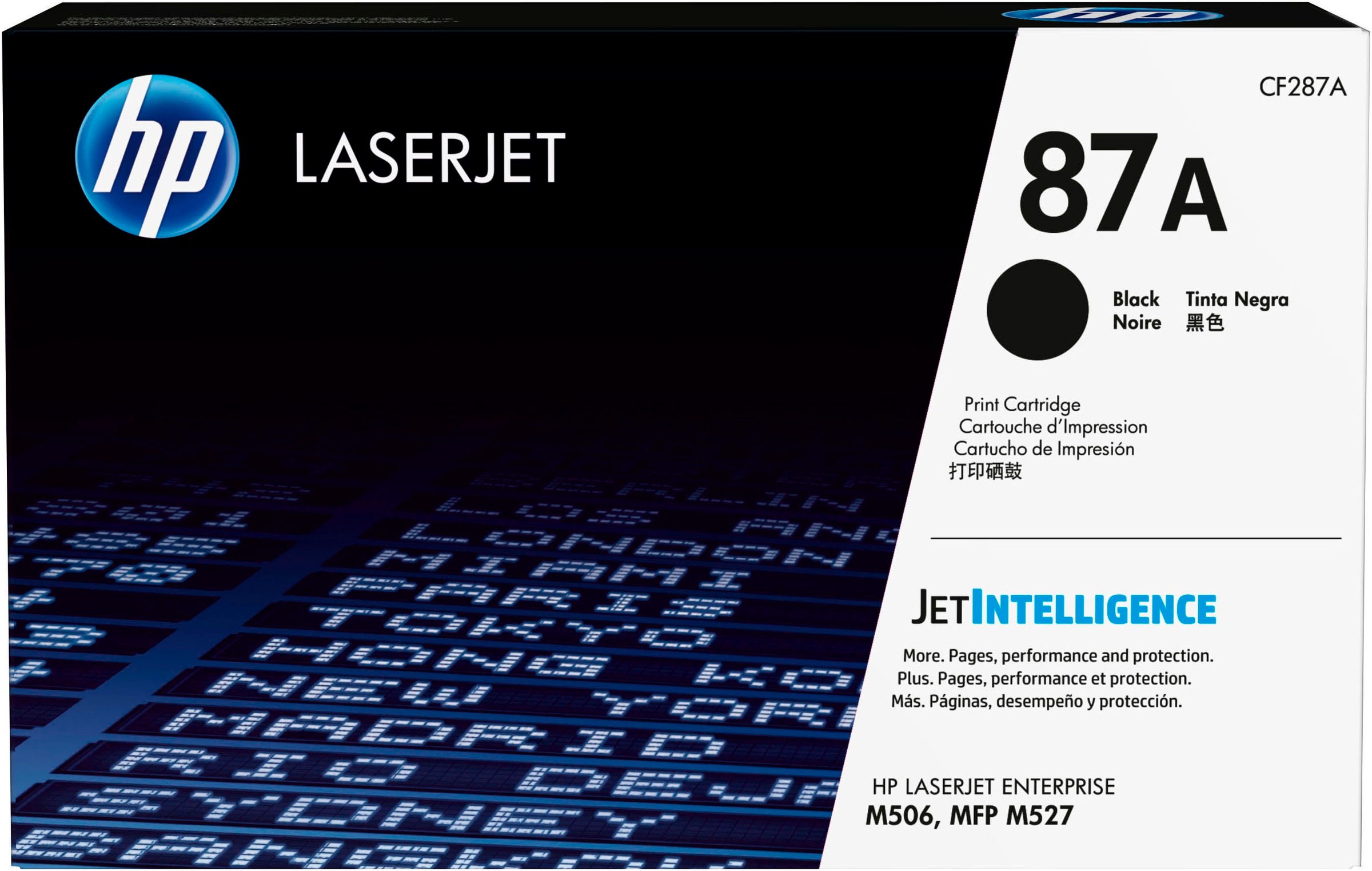 HP Tonerkartusche »HP original  Toner 87 Größe A+X schwarz/black«