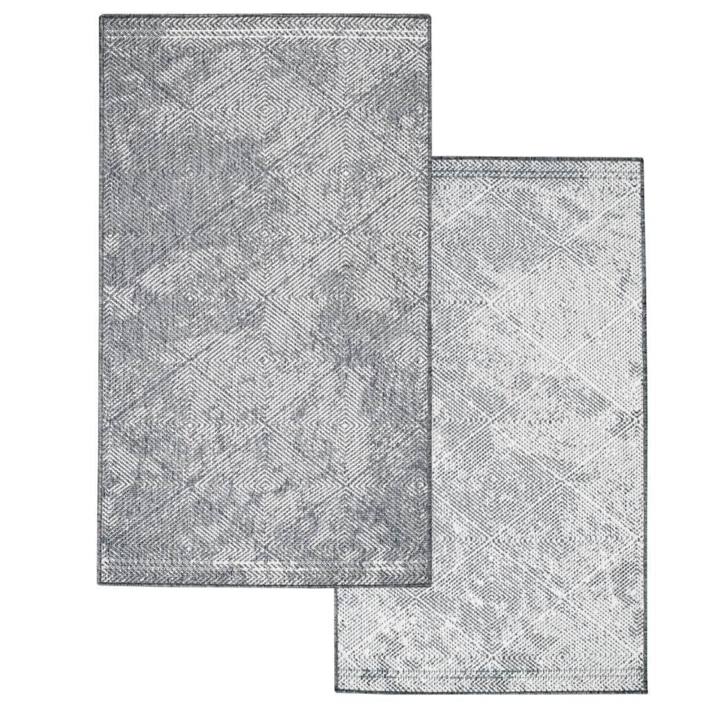 Carpet City Outdoorteppich »DUO RUG 5845«, rechteckig, 5 mm Höhe, Wendeteppich Wetterfest In- & Outdoor, Balkon, Terrasse, Wohnzimmer