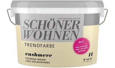 SCHÖNER WOHNEN-Kollektion Wand- und Deckenfarbe »Trendfarbe«, 1 Liter, Cashmere,... kaufen