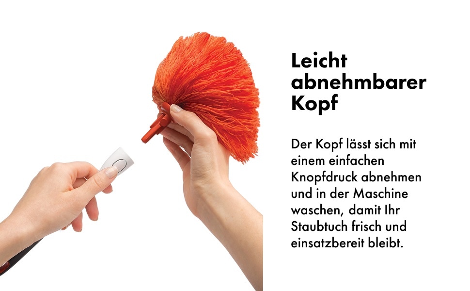 OXO Good Grips Staubwedel »OXO Mikrofaser Delikater Staubwedel« leichter, fluffiger microfiber-Kopf