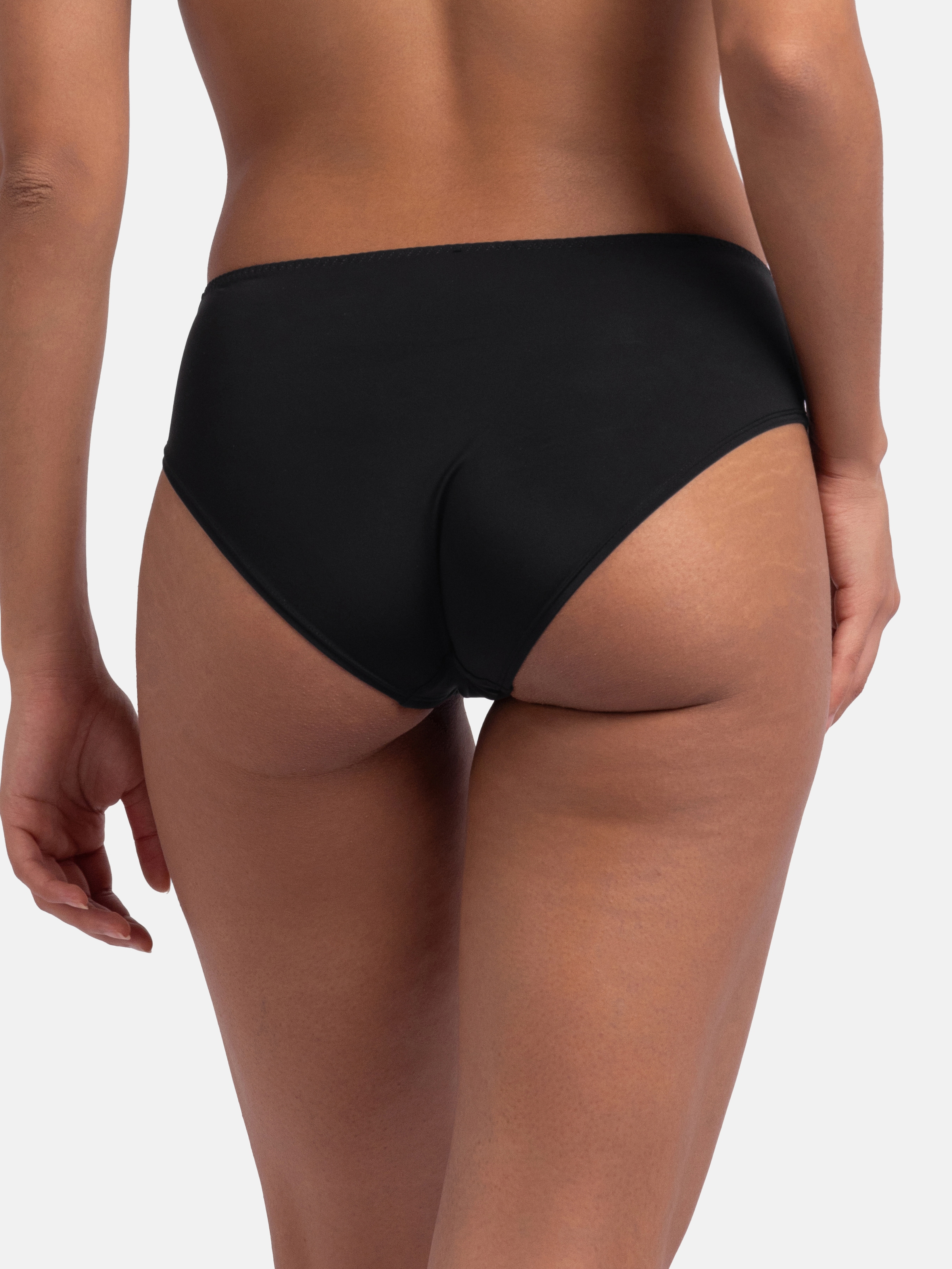 Dorina Hipster »NADIA-2PP«, (2er Pack), 1x uni, 1x mit zartem Spitzenbesatz
