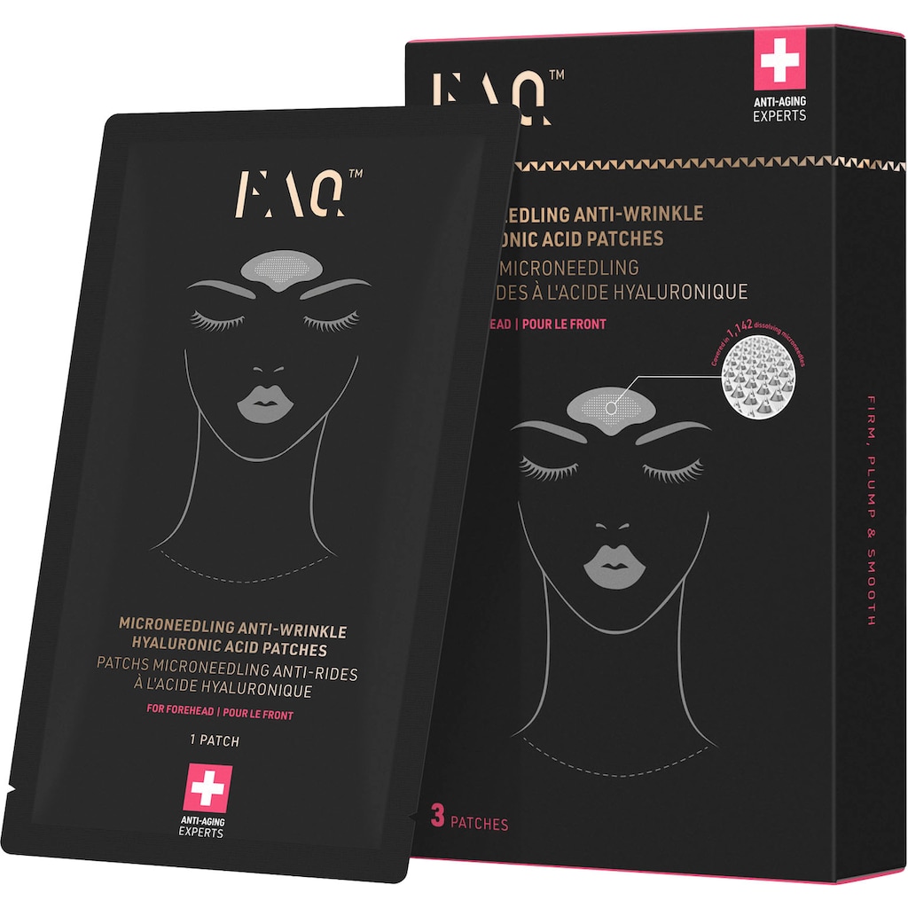 FAQ™ Hyaluron Serum »FAQ™ Microneedling Anti-Wrinkle Hyaluronic Acid Patches For Forehead«