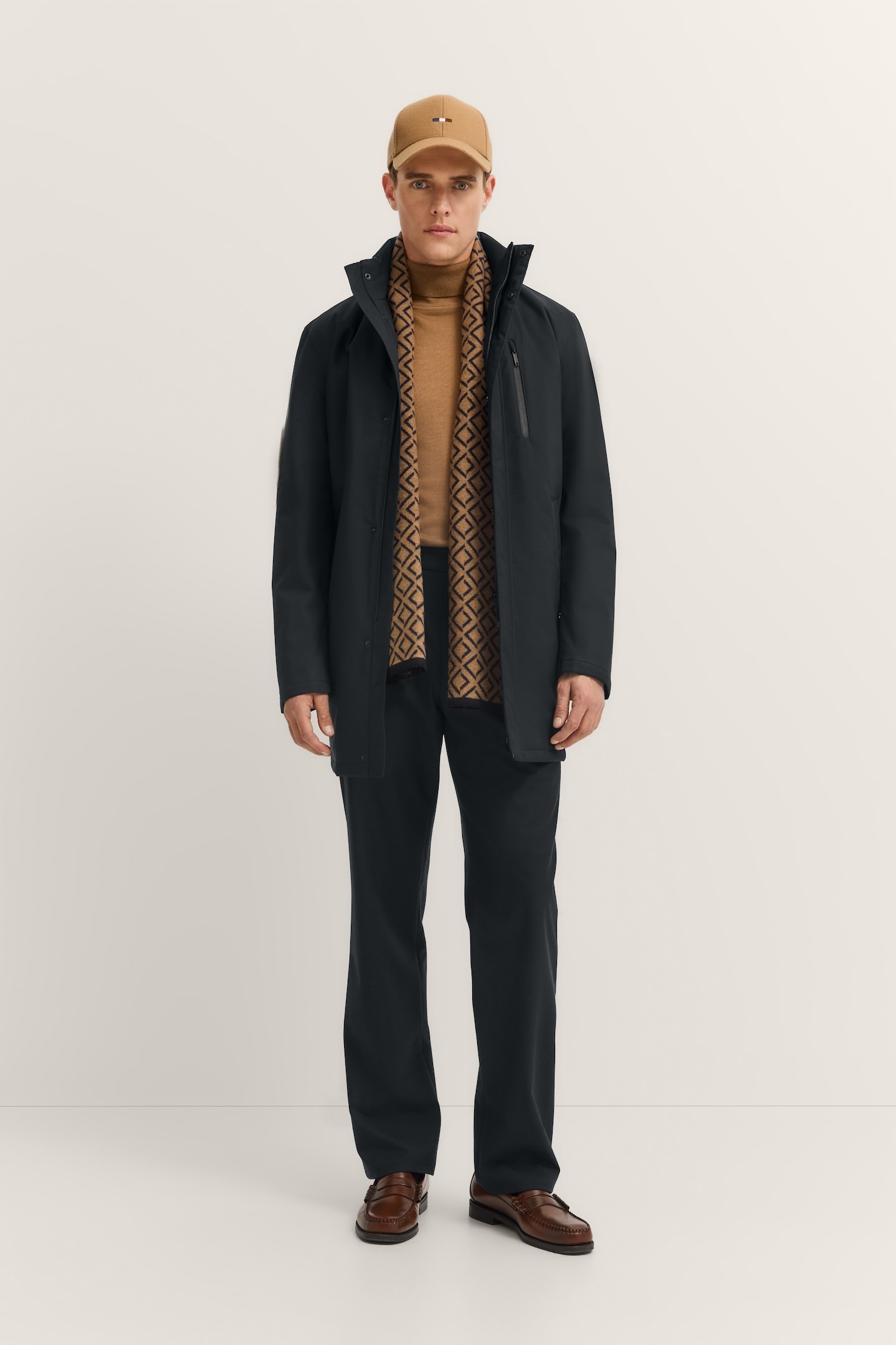 bugatti Regenmantel »Rainseries«, Modern Fit wasserdicht und atmungsaktiv
