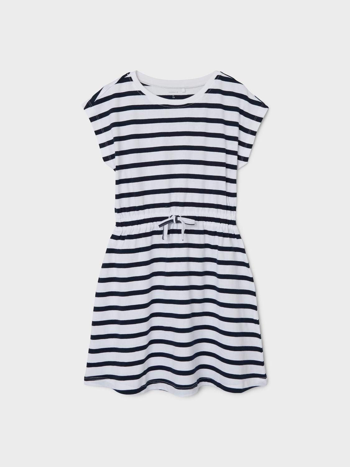 Name It Minikleid »NKFMIE SS DRESS NOOS« Baumwolle, Jersey, elastische Taille, regular fit