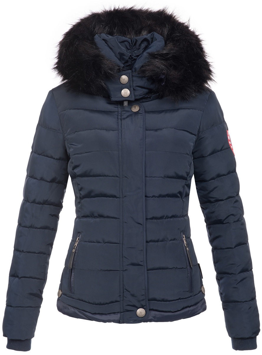 Navahoo Steppjacke »Navahoo Chloe warme Damen Winter Jacke Parka Mantel Stepp Kurzjacke gefüttert NEU B301«