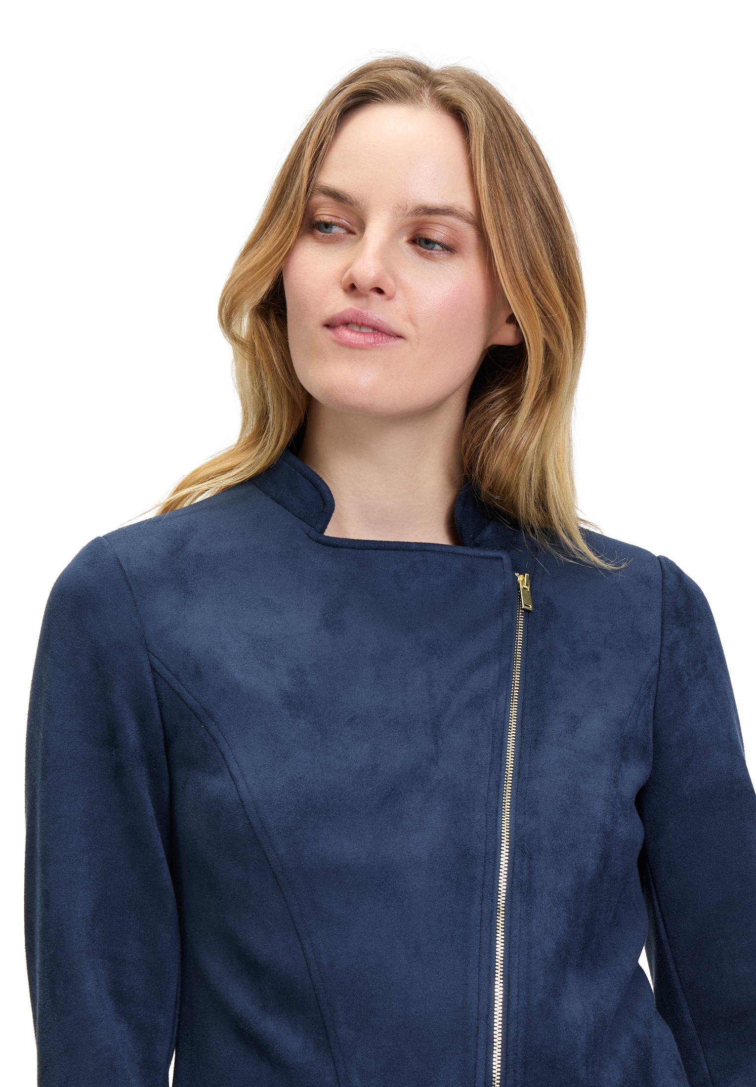 Betty&Co Jackenblazer »Bikerjacke mit Stehkragen«