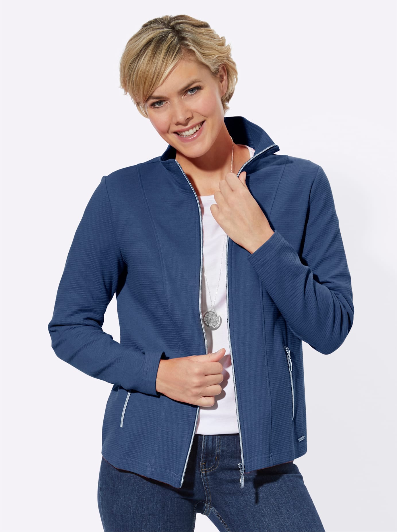 Casual Looks Shirtjacke »Shirtjacke«, (1 tlg.)