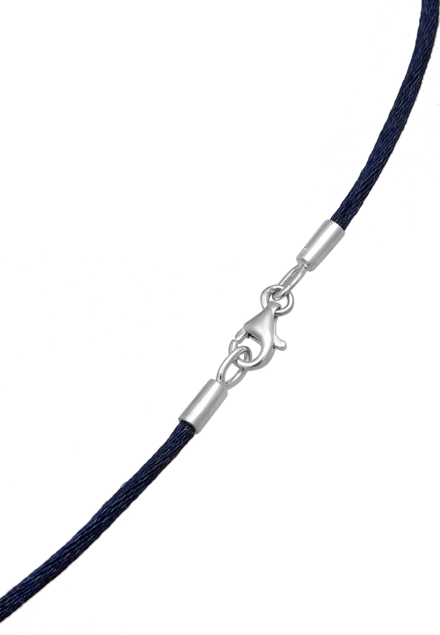 Nenalina Kette ohne Anhänger »Halskette Seidenband Kette Basic Kombinierbar 925 Silber«