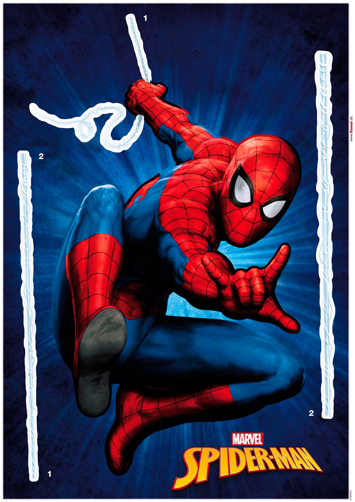 »Spider-Man«, online cm (Breite kaufen 3 XXL mit Komar St.), (3 | selbstklebendes Garantie x Höhe), Wandtattoo Jahren 50x70 Wandtattoo
