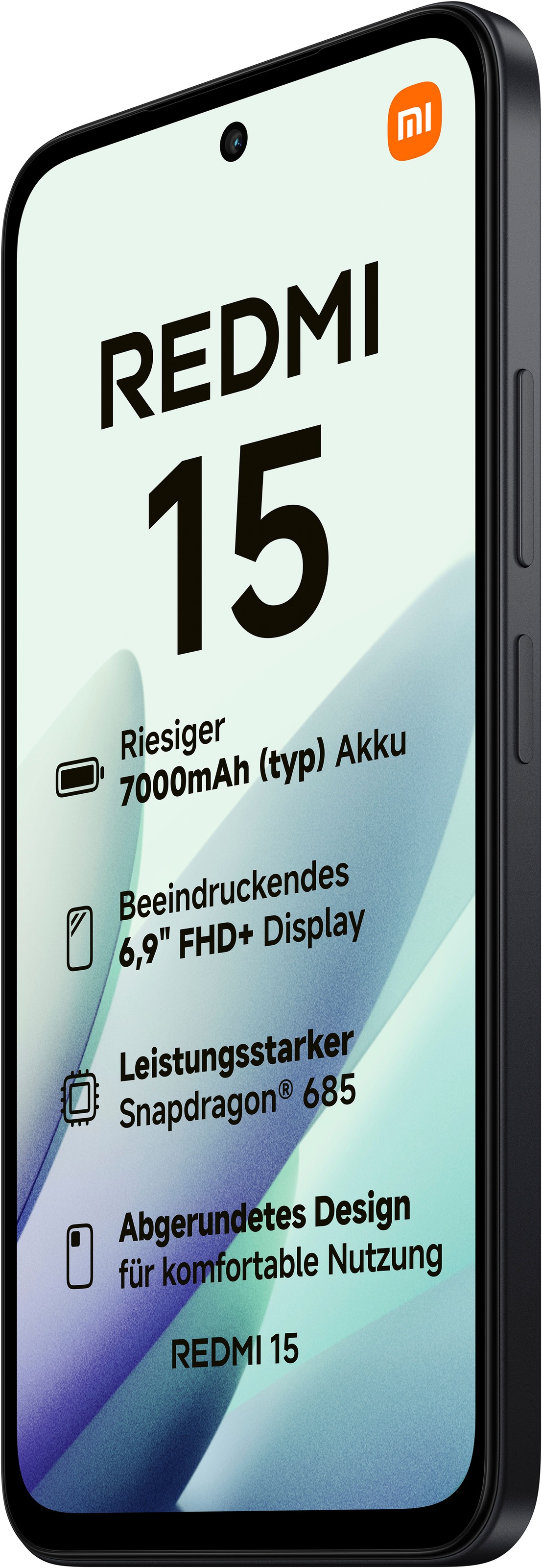 Xiaomi Smartphone »Redmi 15 128 GB«, midnight black