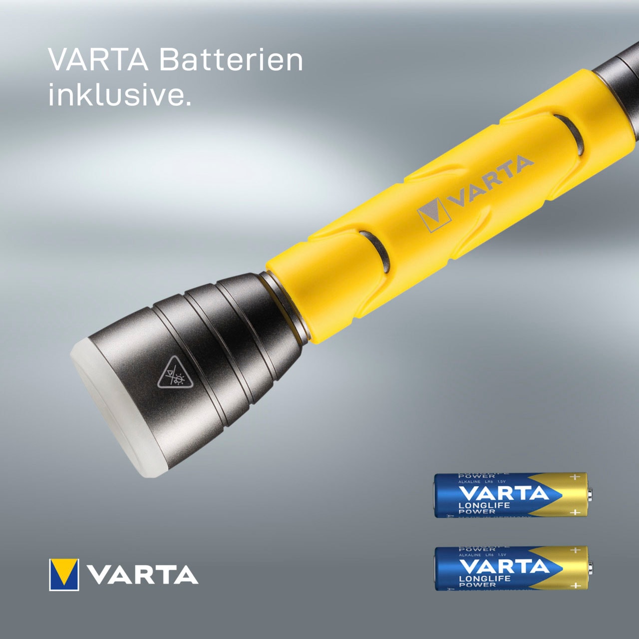 VARTA Taschenlampe »Outdoor Sports F20 Taschenlampe inkl. 2x LONGLIFE Power AA Batterien«