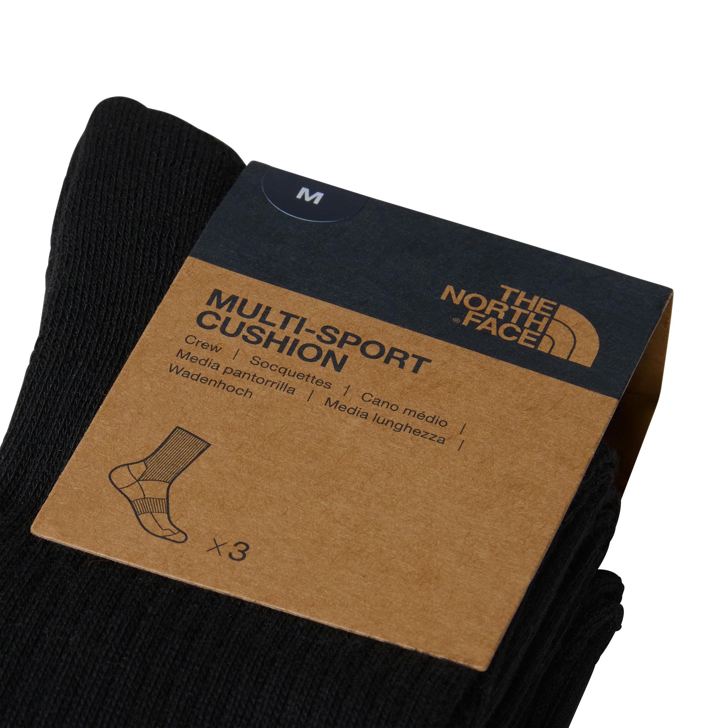The North Face Sportsocken »MULTI SPORT CUSH CREW SOCK 3P«, (3 Paar)