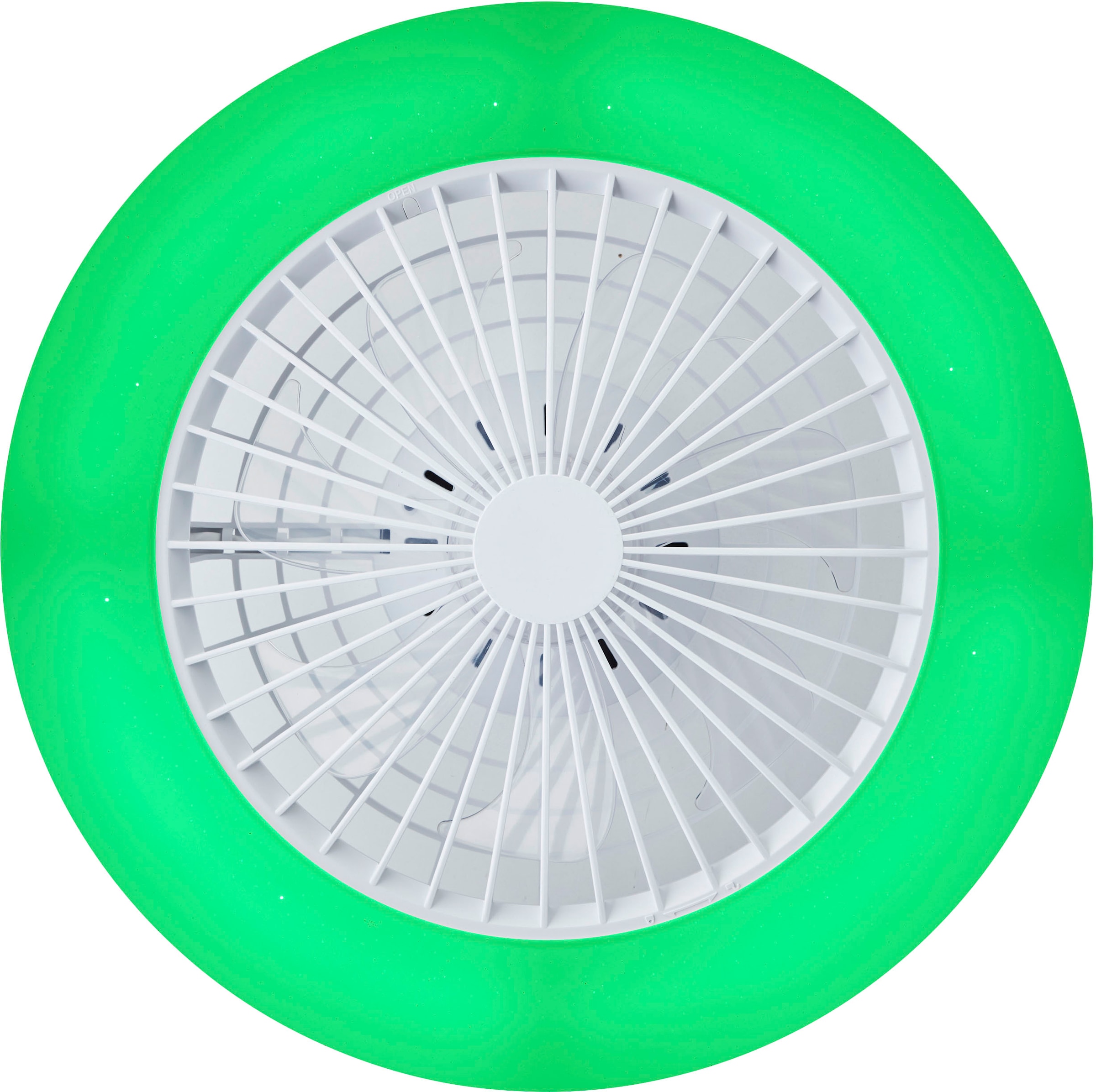 Brilliant LED Deckenleuchte »Salerno« 1 Stk. RGB | warmweiß - kaltweiß LED Leuchte, Ventilator, digitales RGB, 49 cm, 4700 lm, 3000-6500 K
