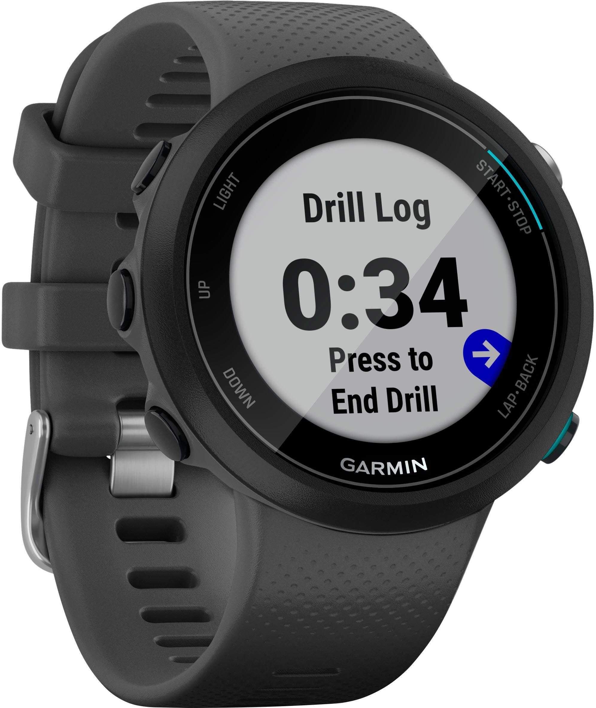 Garmin Smartwatch »Swim2 mit Silikon-Armband 20 mm« ➥ 3 Jahre XXL Garantie  | UNIVERSAL | alle Smartwatches