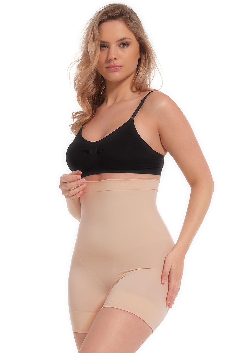 MAGIC Bodyfashion Shapinghose »Booty Booster High Short«, herausnehmbare Einlegepads